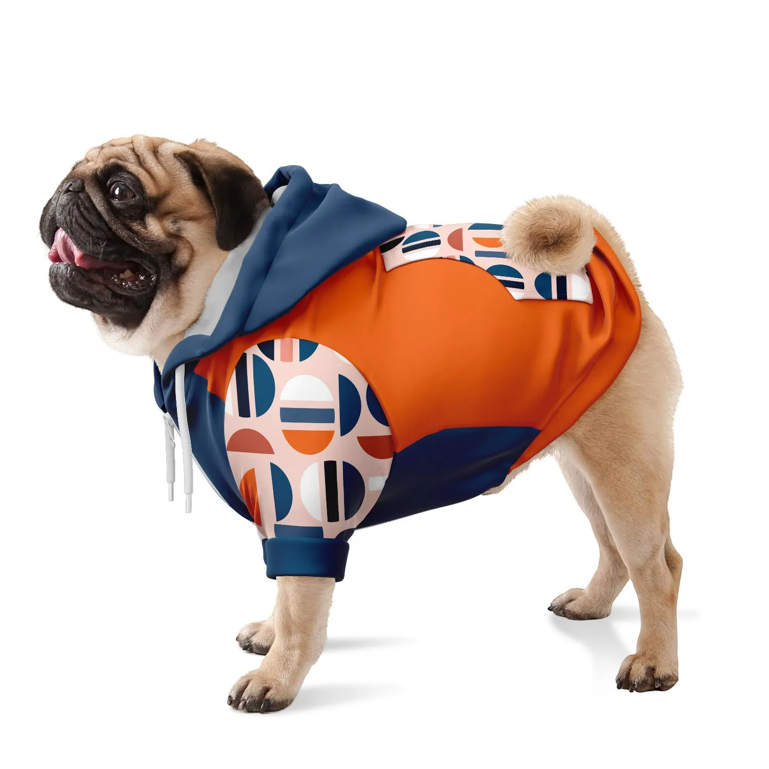 70's Style Athletic Dog Zip Up