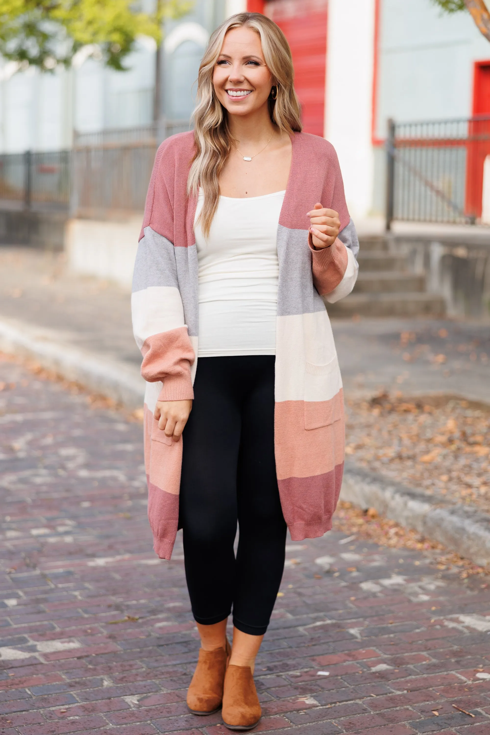 A Loving Spirit Cardigan, Mauve