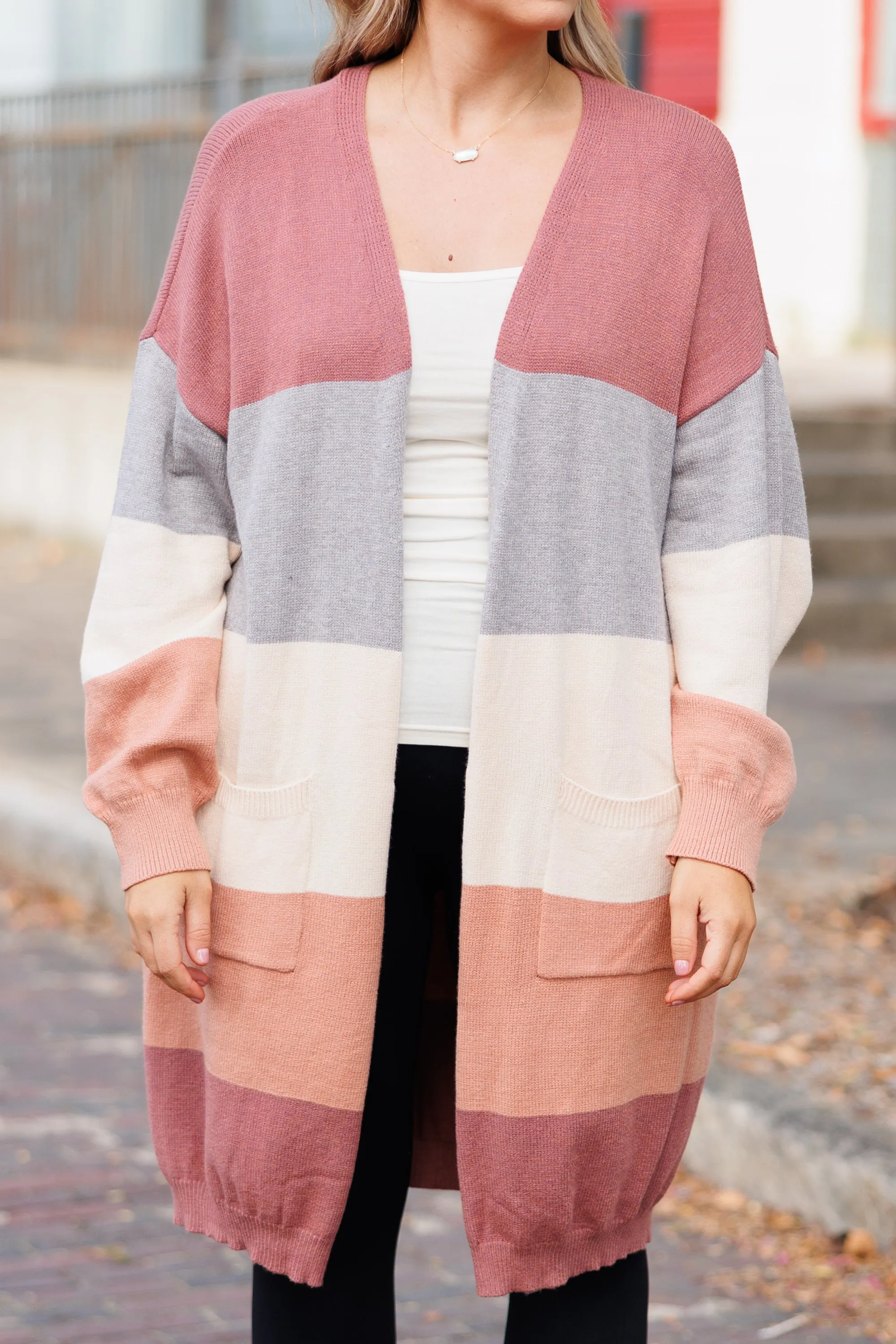 A Loving Spirit Cardigan, Mauve