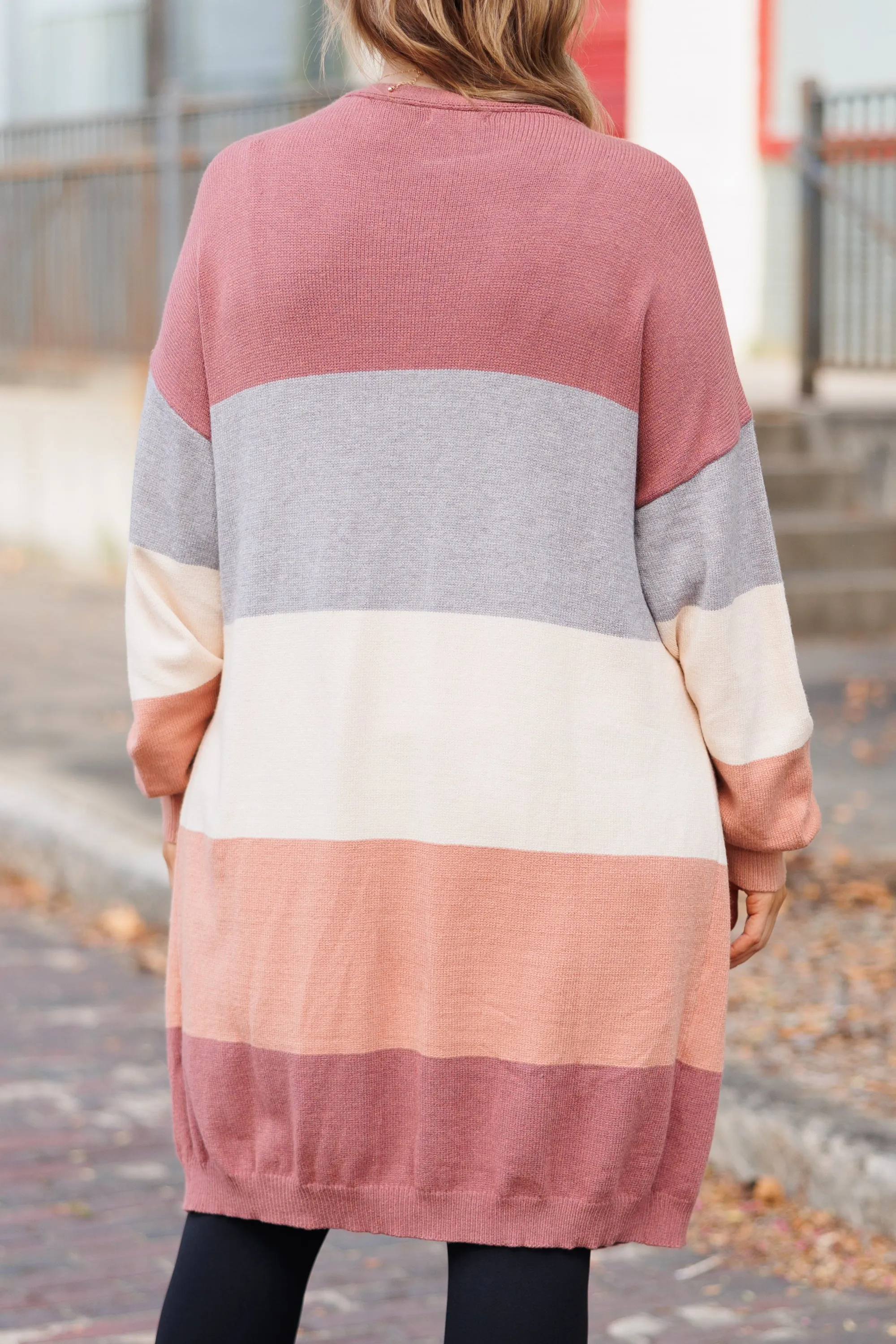 A Loving Spirit Cardigan, Mauve