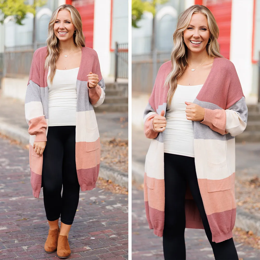 A Loving Spirit Cardigan, Mauve