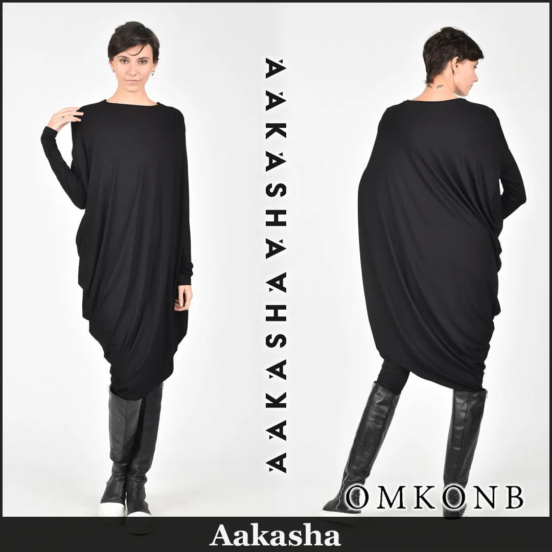 Aakasha  |Long Sleeves Plain Medium Tunics