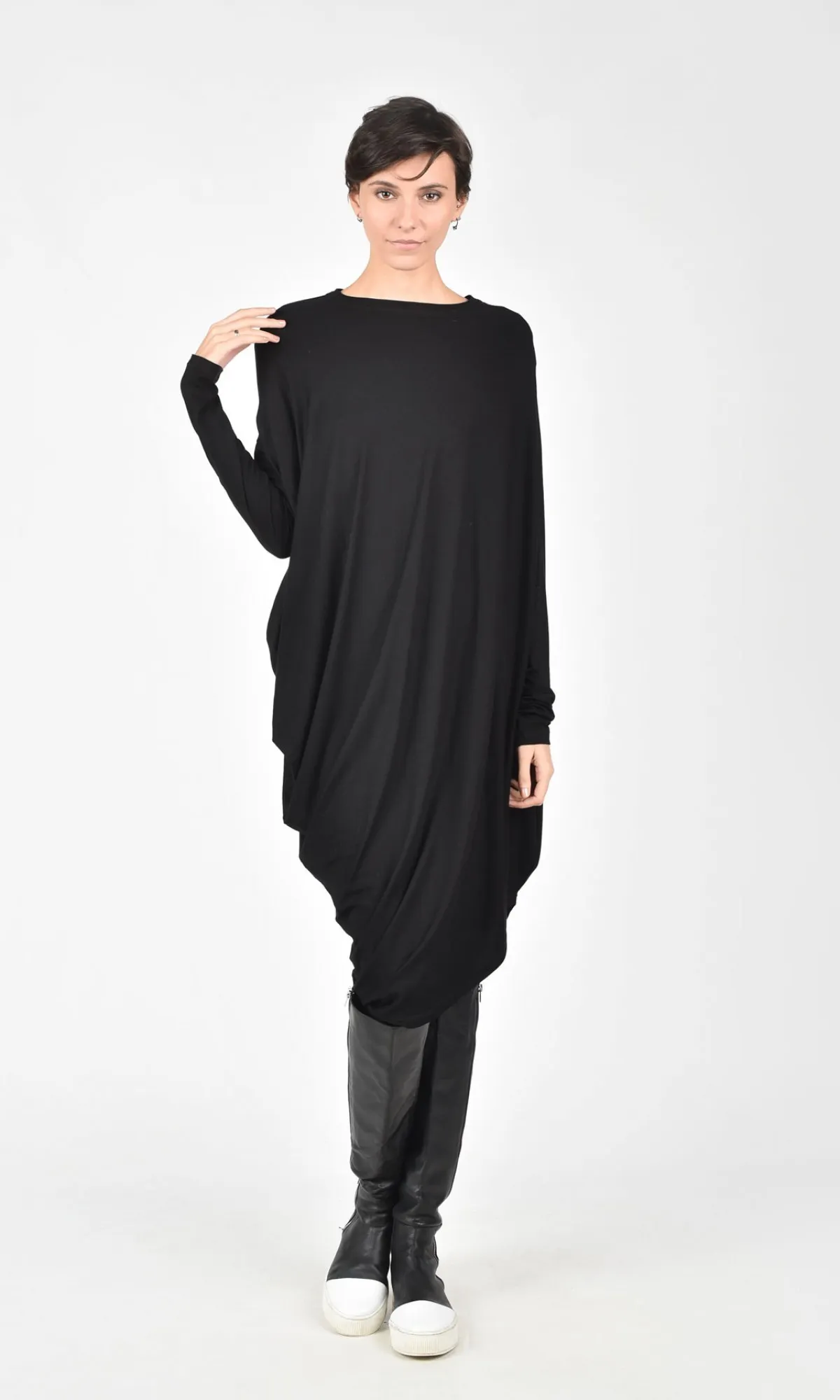 Aakasha  |Long Sleeves Plain Medium Tunics