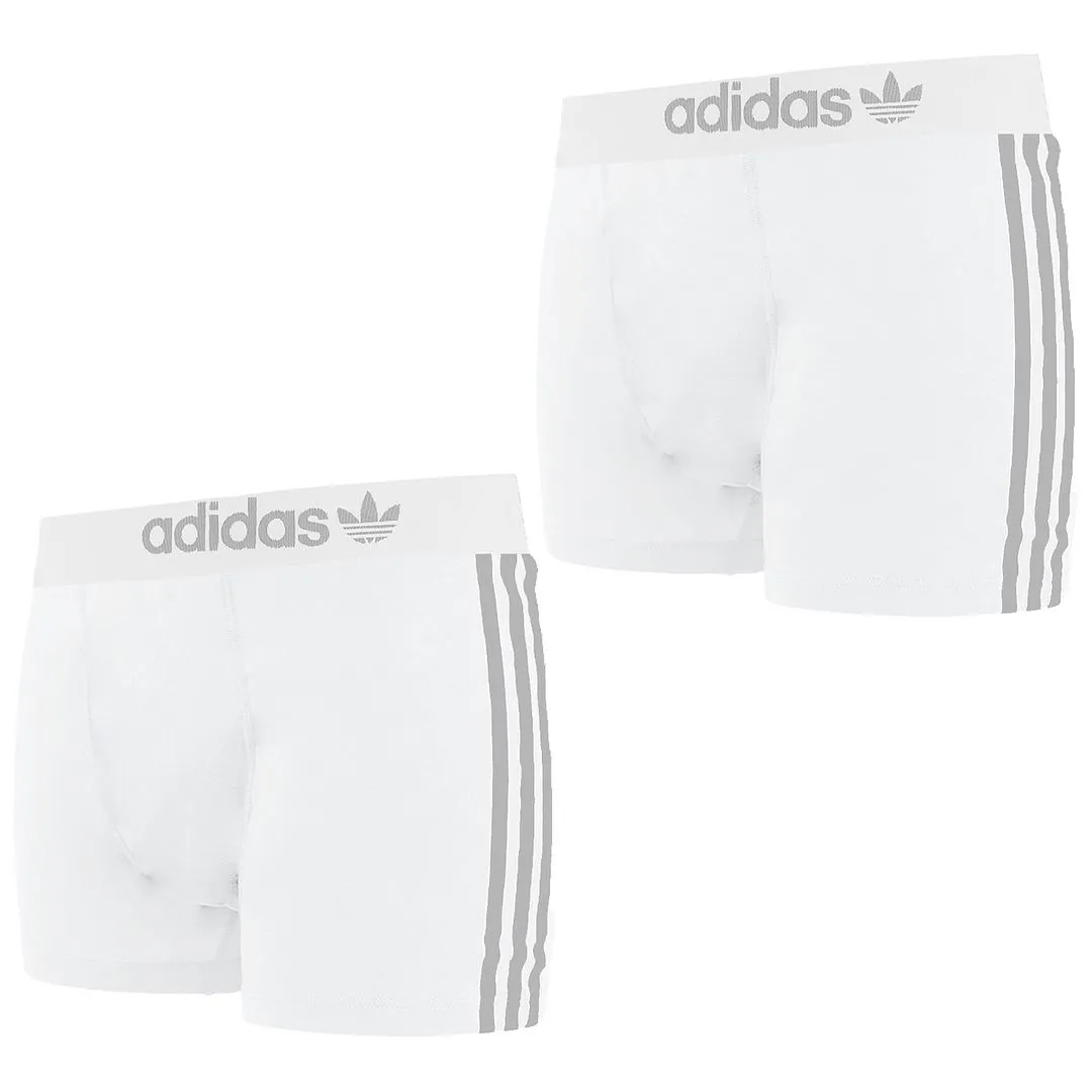 Adidas 2-Pack Comfort Flex Mens White Boxer Shorts