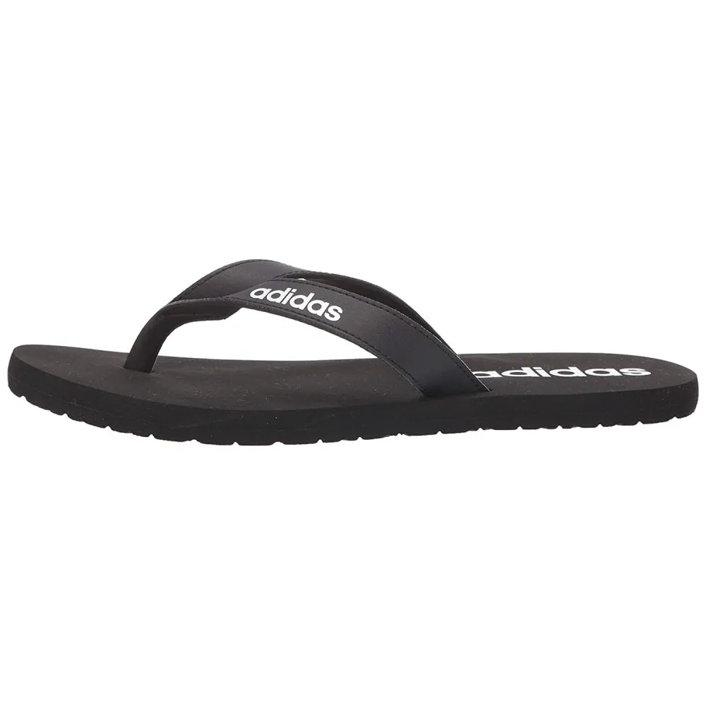 Adidas Men's Eezay Flip Flops Slipper (Core Black/Cloud White/Core Black)