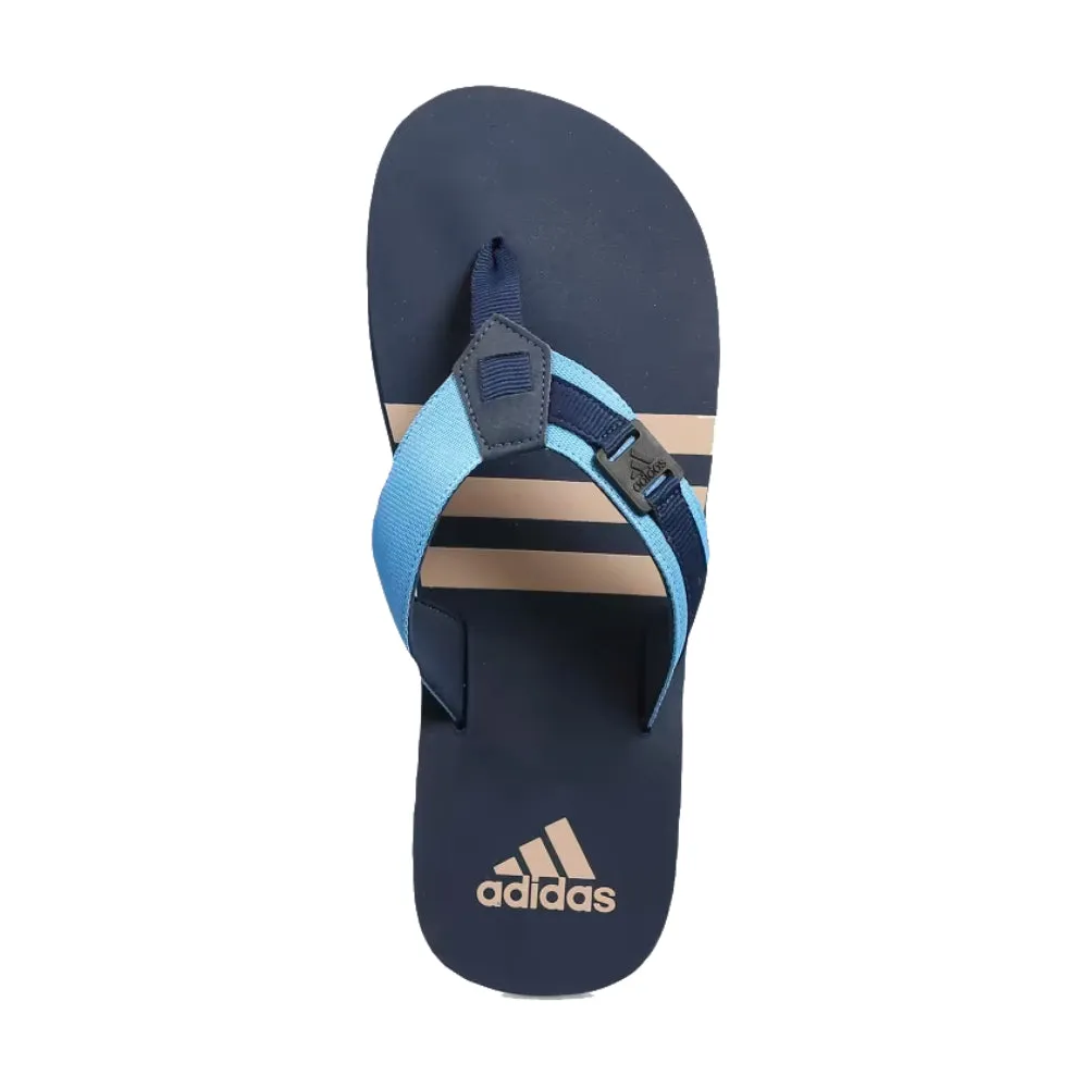 Adidas Men's Enthuso M Slipper (Collegiate Navy/Pulse Blue/Magic Beige)