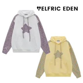 Aelfric Eden  |Pullovers Star Unisex Street Style Long Sleeves Cotton