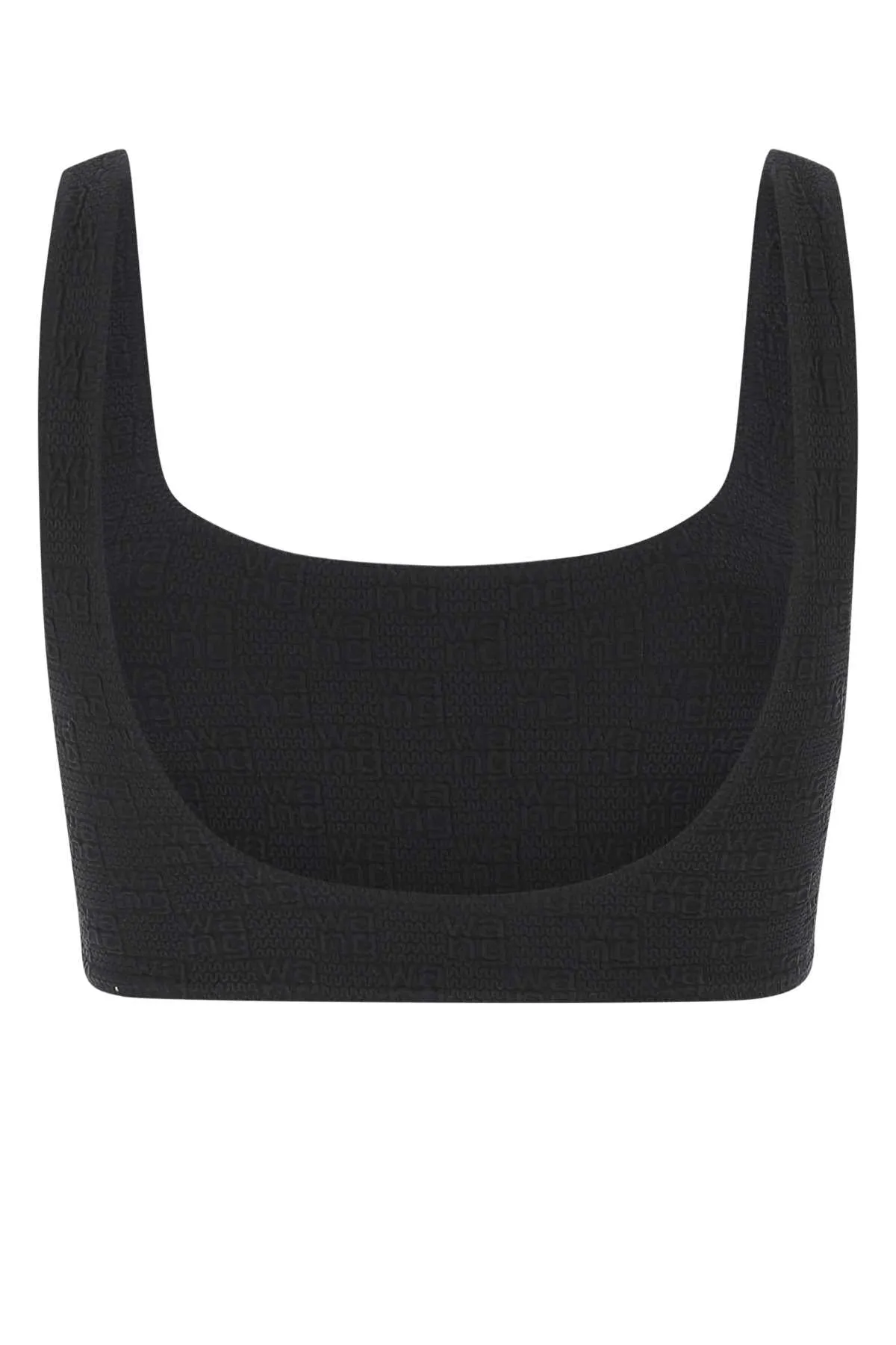 Alexander Wang Logo Detailed Open Back Bikini Top