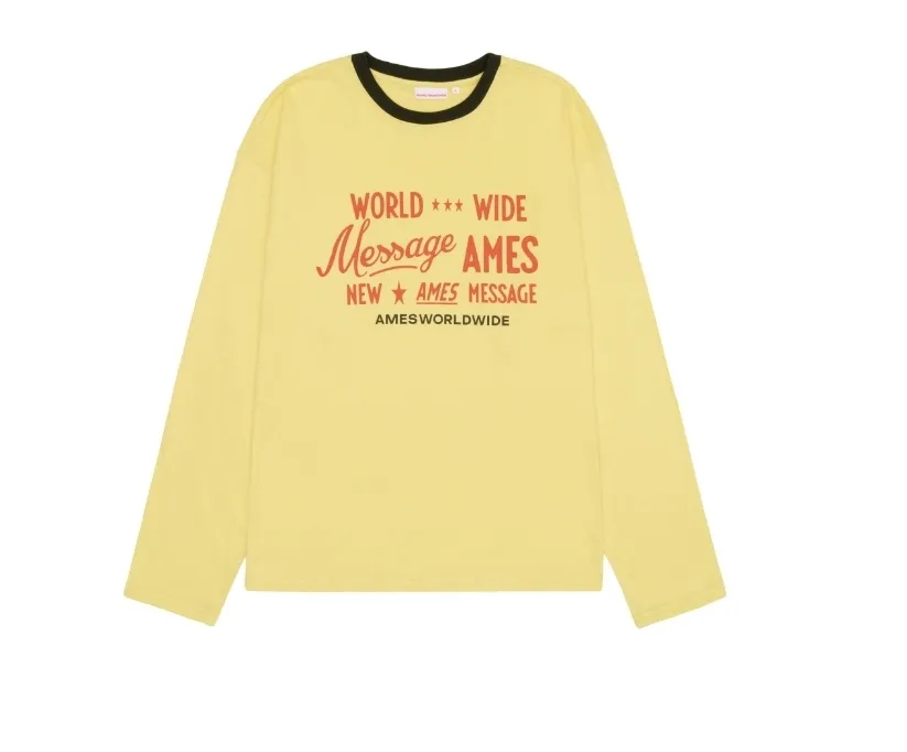 AMES-WORLDWIDE  |Unisex Street Style Long Sleeves Plain Cotton