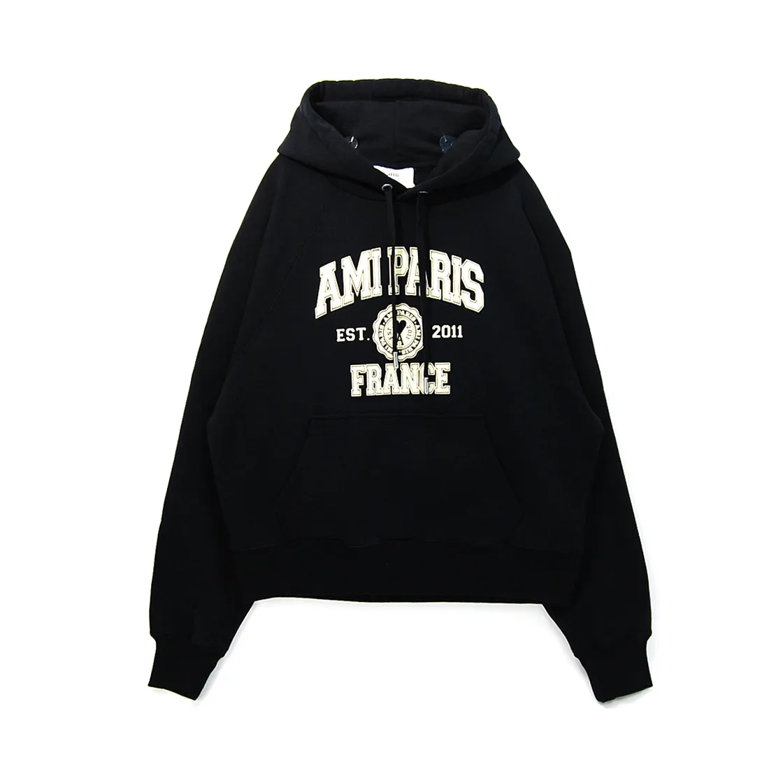 AMI PARIS  |Pullovers Unisex Street Style Long Sleeves Cotton Logo