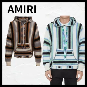 AMIRI  |Pullovers Wool Cashmere Street Style Tie-dye Long Sleeves