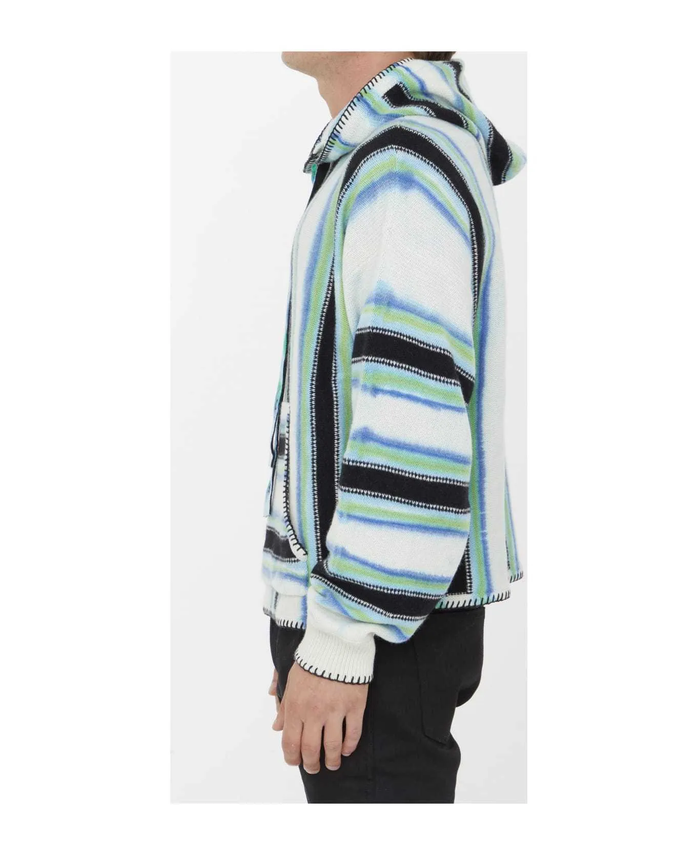 AMIRI  |Pullovers Wool Cashmere Street Style Tie-dye Long Sleeves