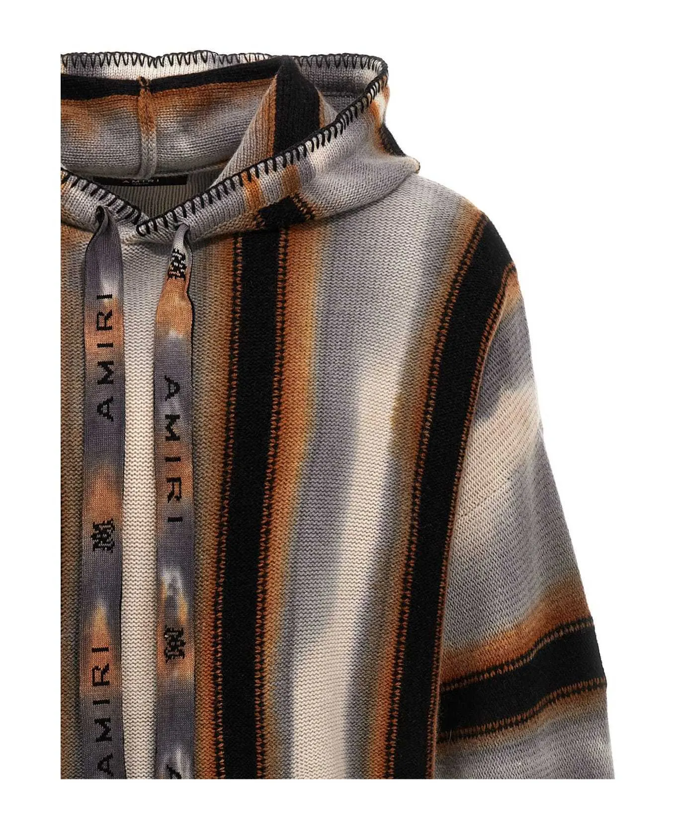 AMIRI  |Pullovers Wool Cashmere Street Style Tie-dye Long Sleeves