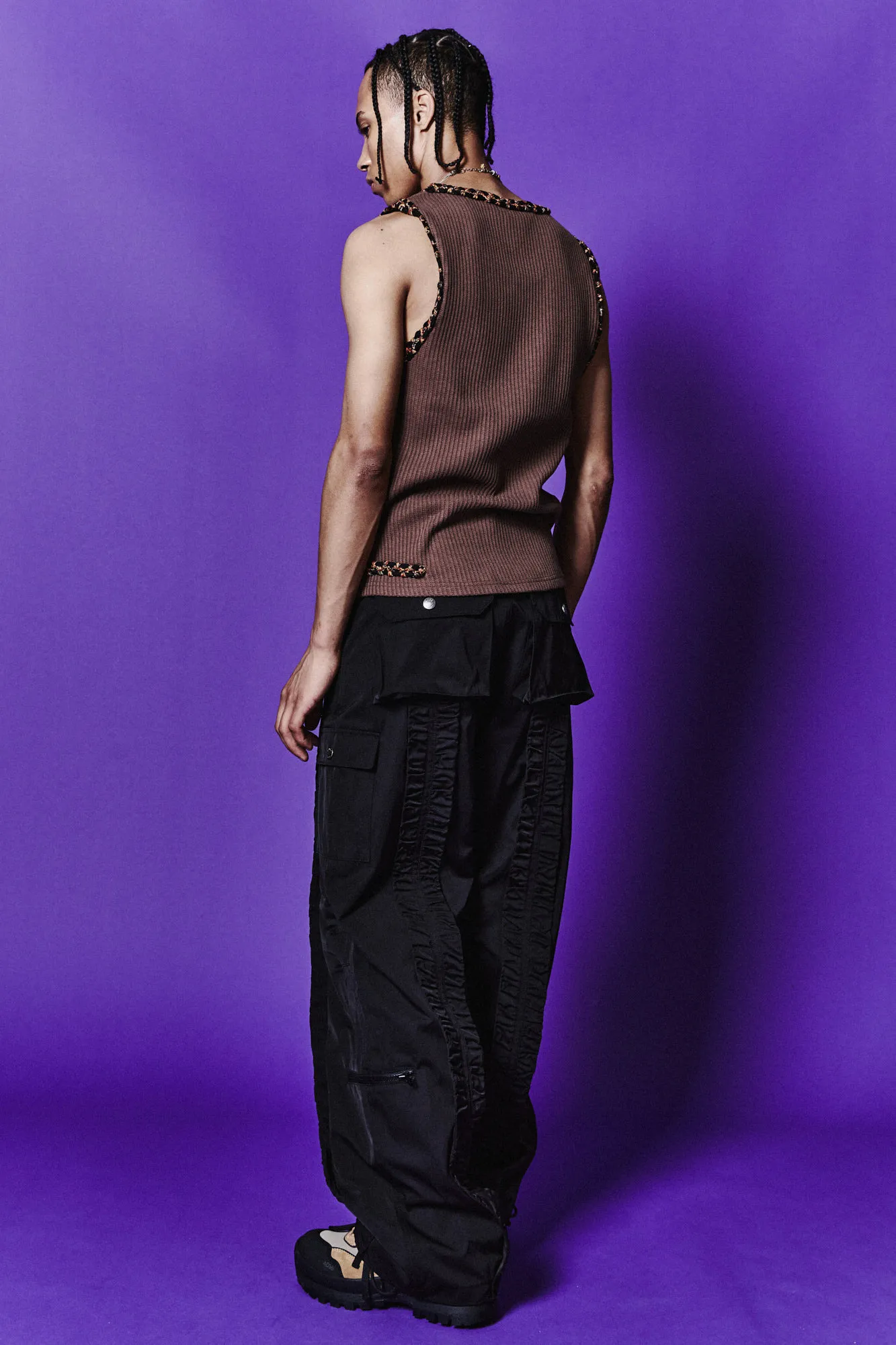 ANDERSSON BELL  |Crew Neck Pullovers Sleeveless Street Style Cotton