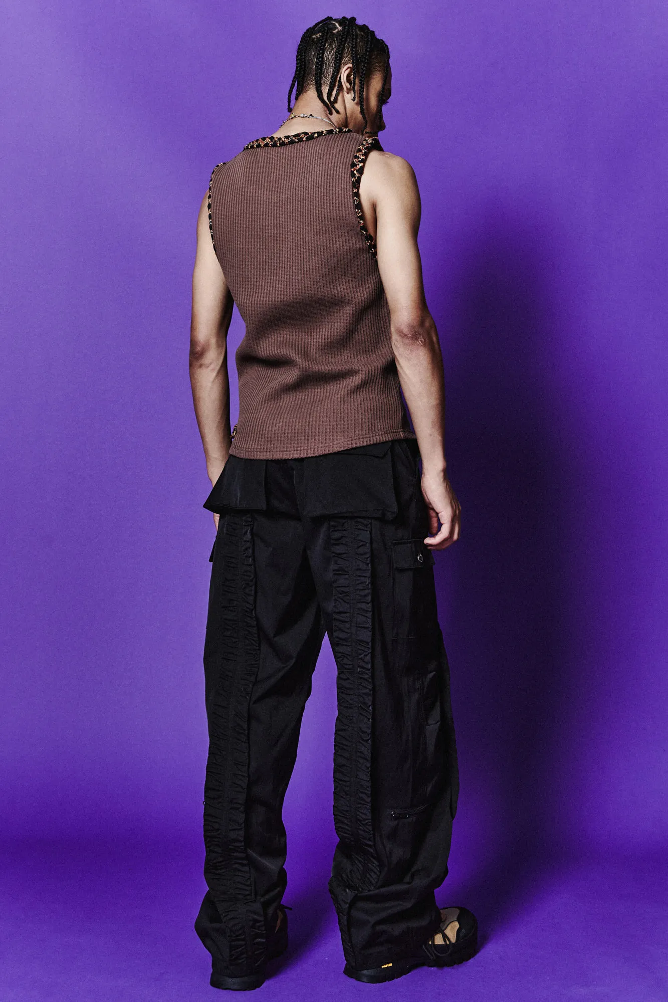 ANDERSSON BELL  |Crew Neck Pullovers Sleeveless Street Style Cotton