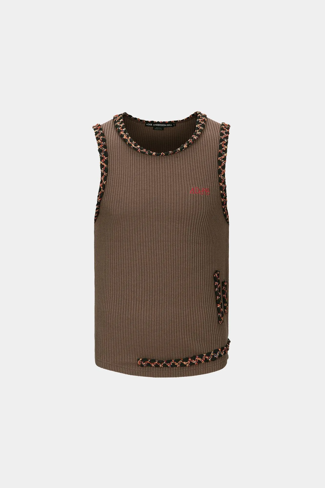 ANDERSSON BELL  |Crew Neck Pullovers Sleeveless Street Style Cotton