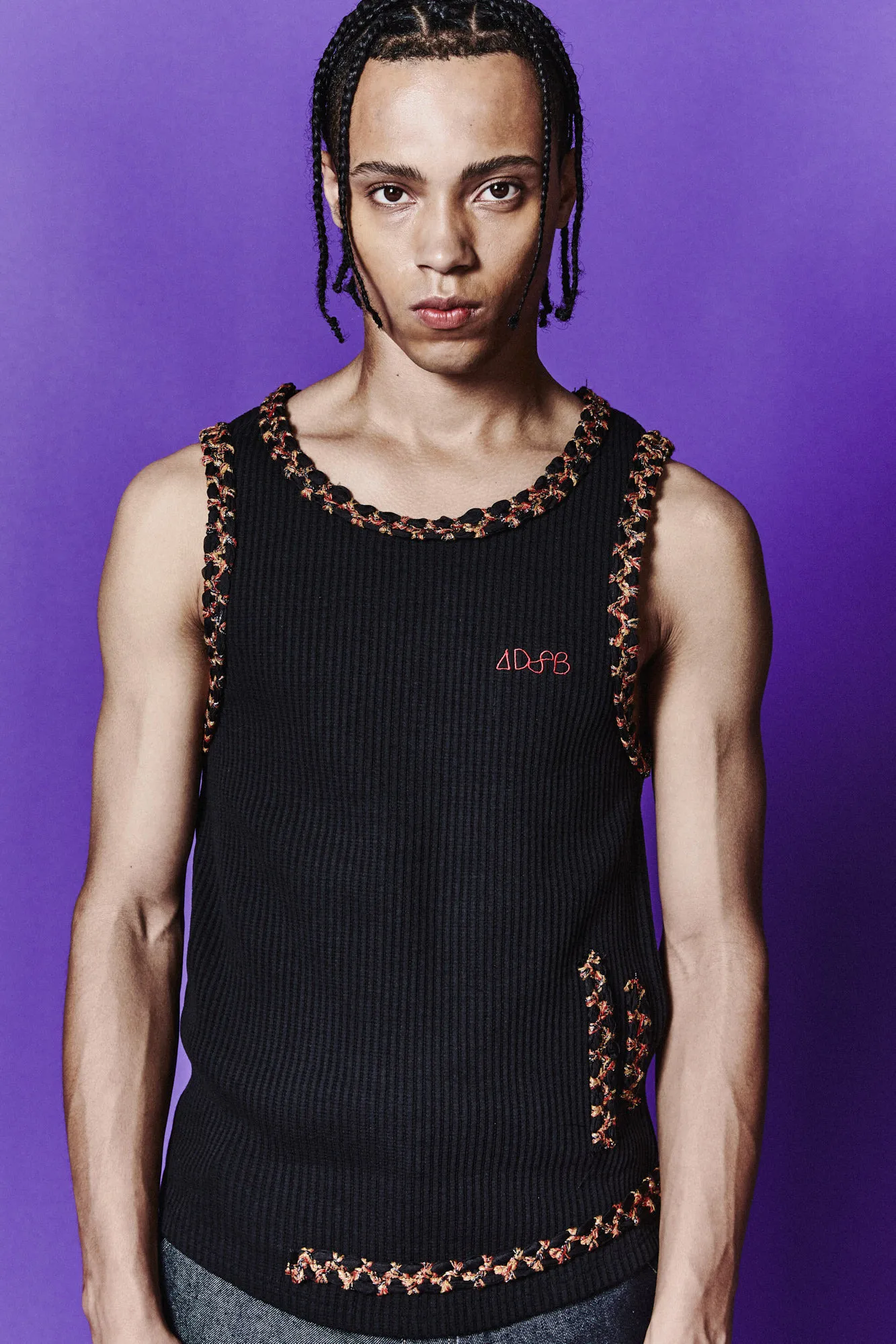 ANDERSSON BELL  |Crew Neck Pullovers Sleeveless Street Style Cotton