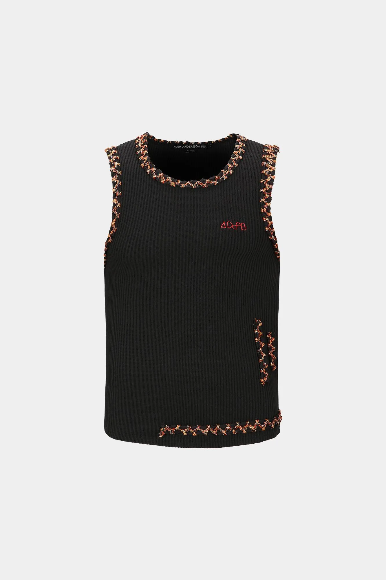 ANDERSSON BELL  |Crew Neck Pullovers Sleeveless Street Style Cotton