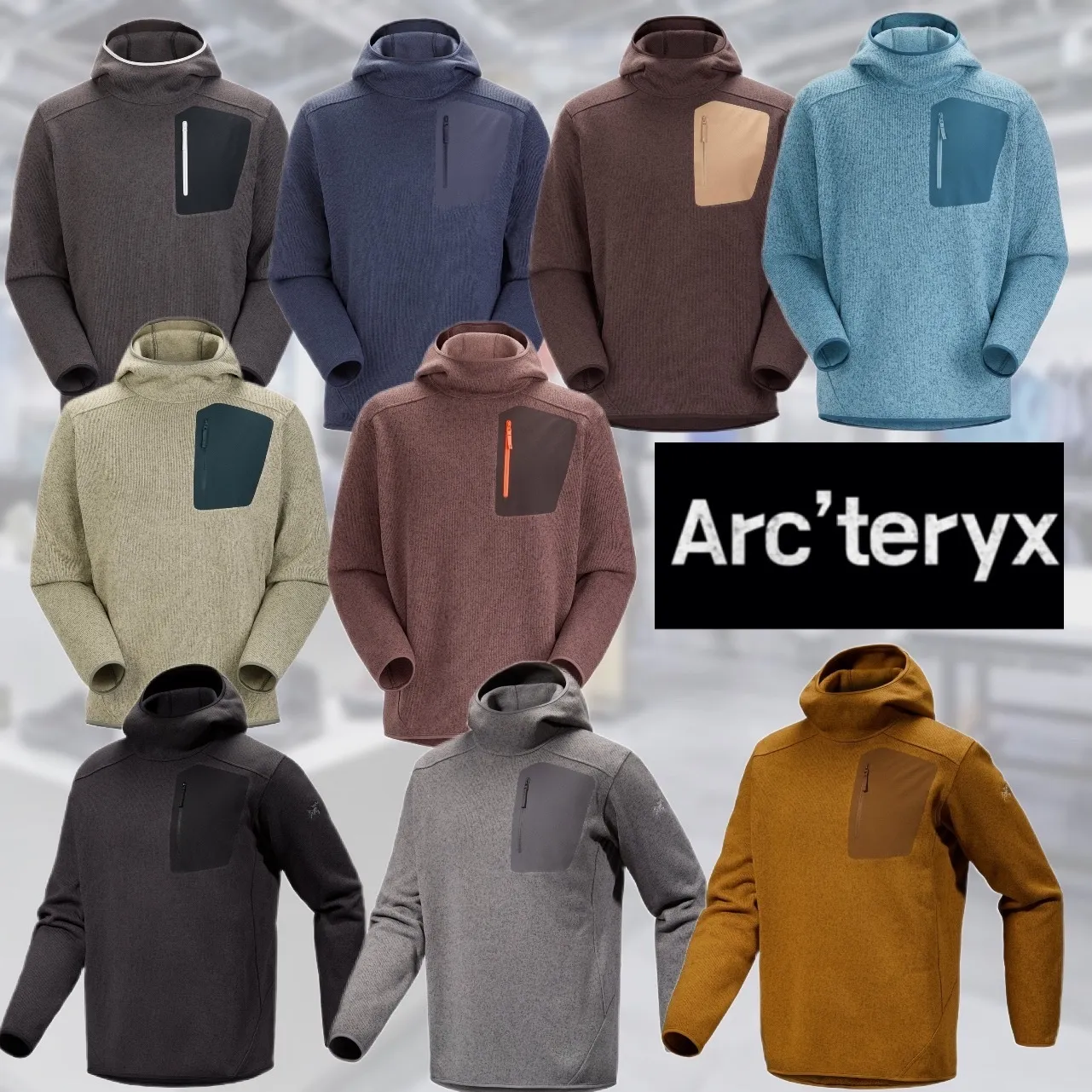 ARC'TERYX  |Pullovers Street Style Long Sleeves Plain Logo Loungewear