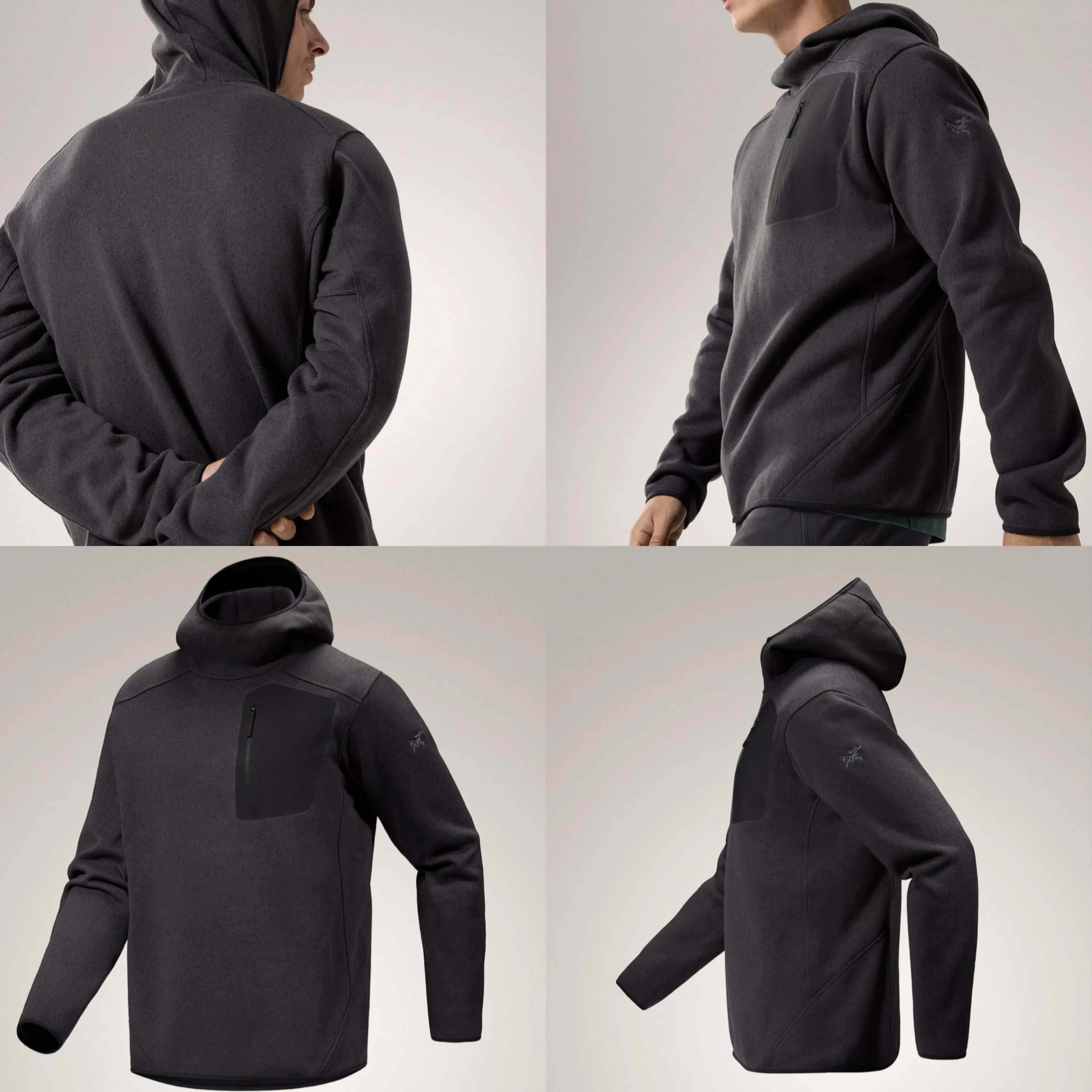 ARC'TERYX  |Pullovers Street Style Long Sleeves Plain Logo Loungewear