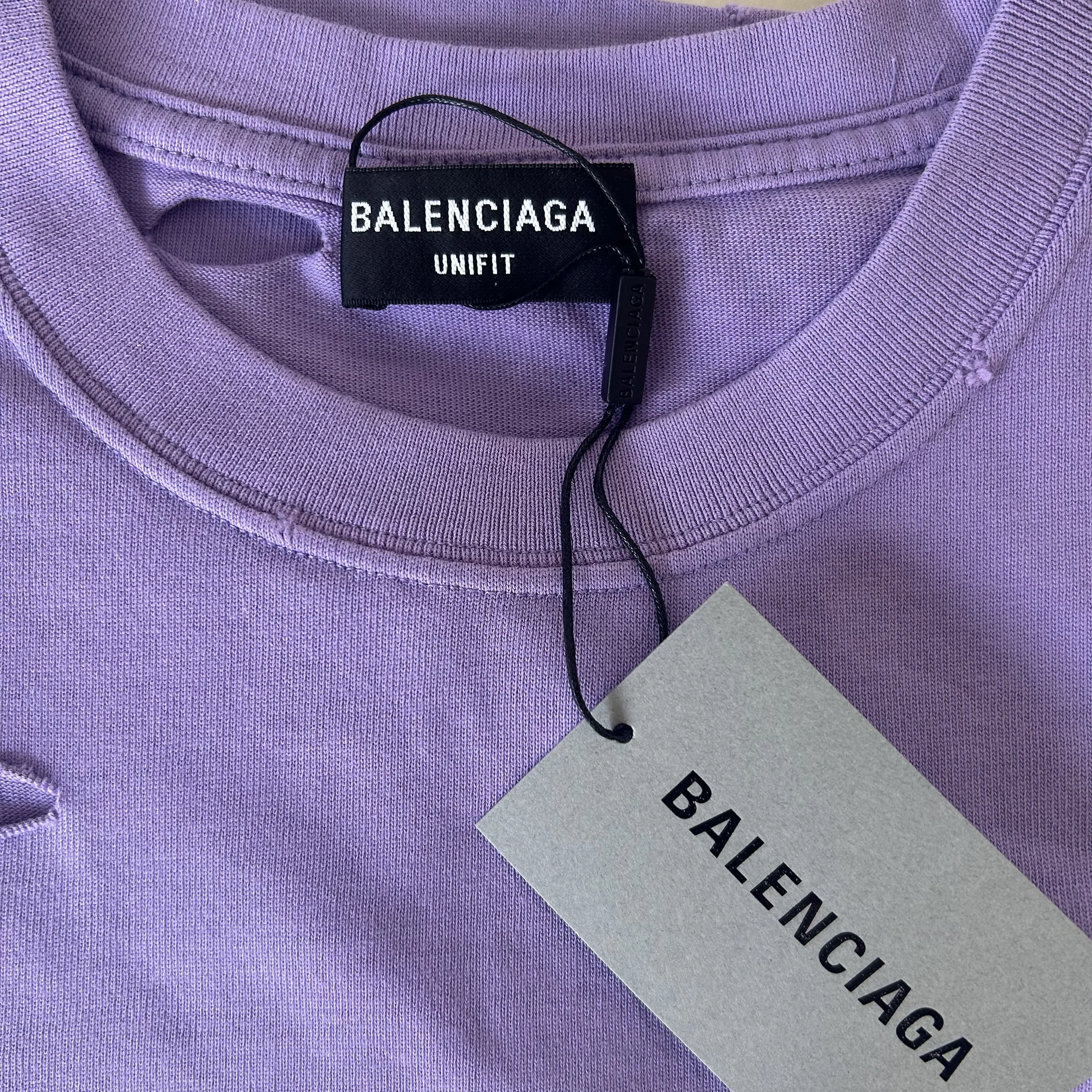 BALENCIAGA  |Crew Neck Pullovers Unisex Street Style Plain Cotton Logo