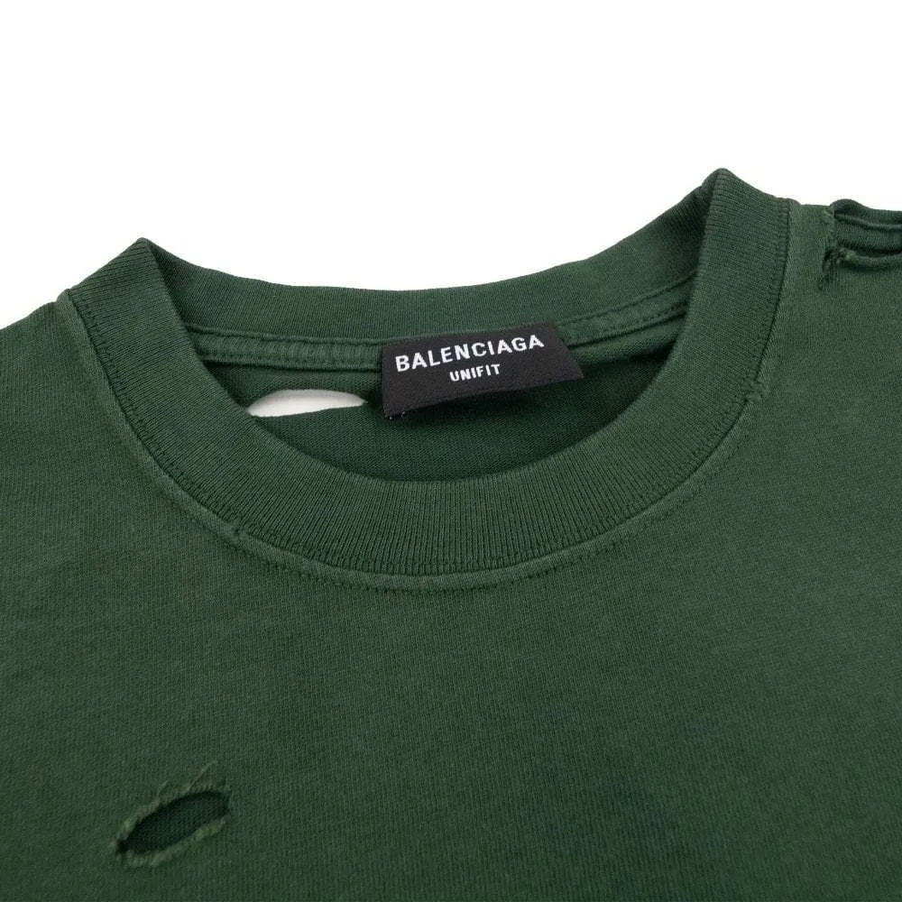 BALENCIAGA  |Crew Neck Pullovers Unisex Street Style Plain Cotton Logo