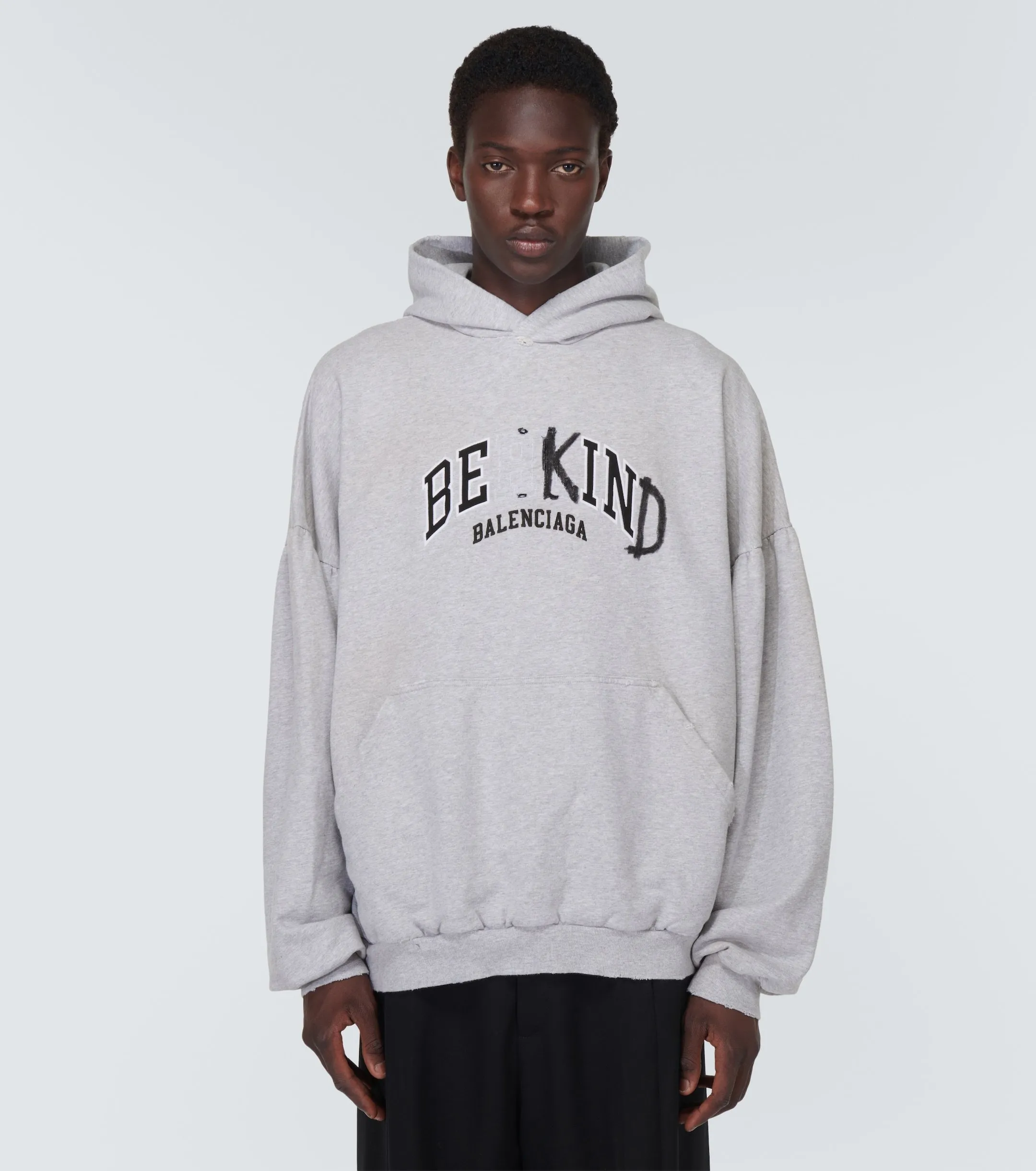 BALENCIAGA  |Pullovers Street Style Long Sleeves Plain Cotton Logo Luxury