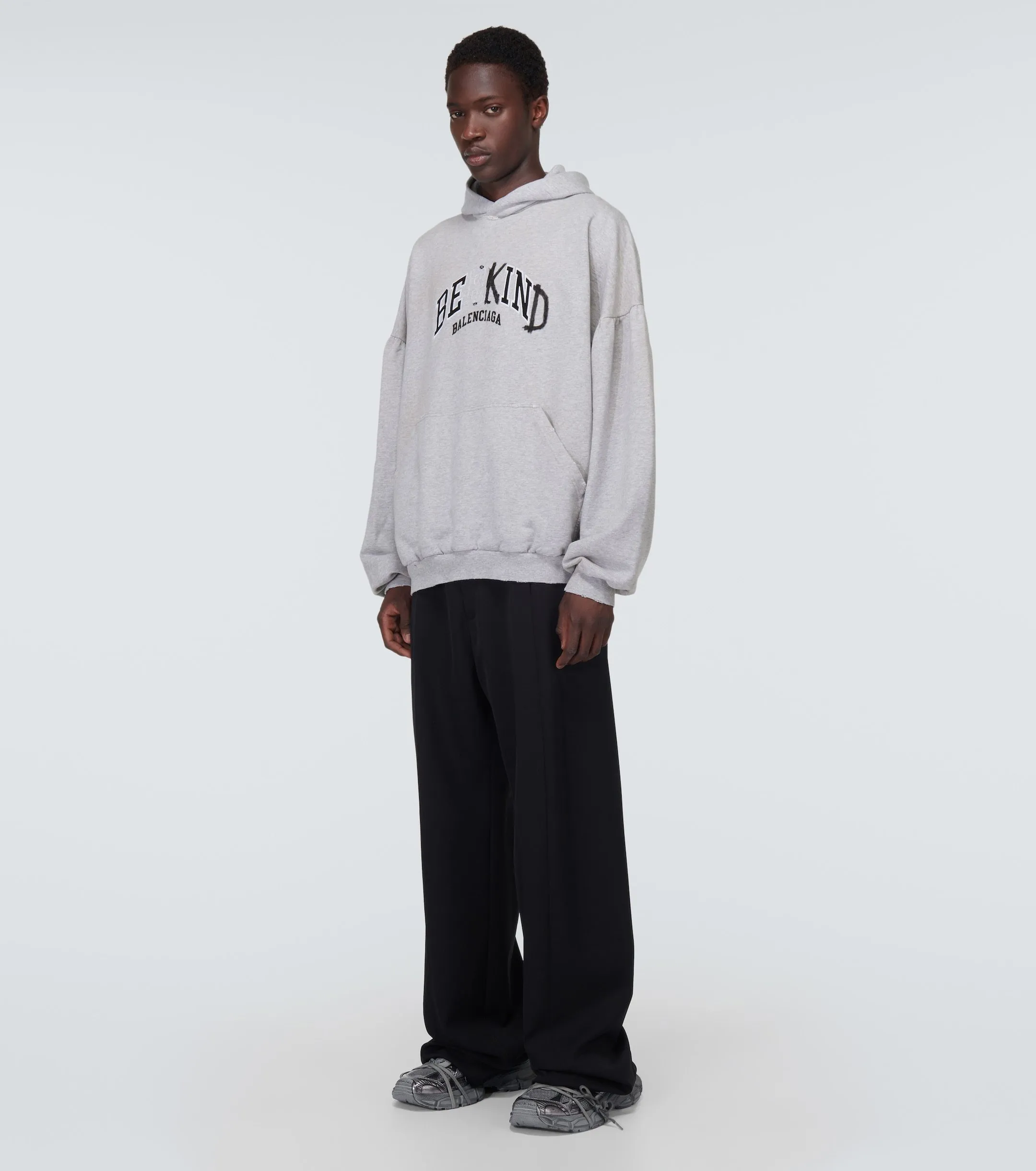 BALENCIAGA  |Pullovers Street Style Long Sleeves Plain Cotton Logo Luxury