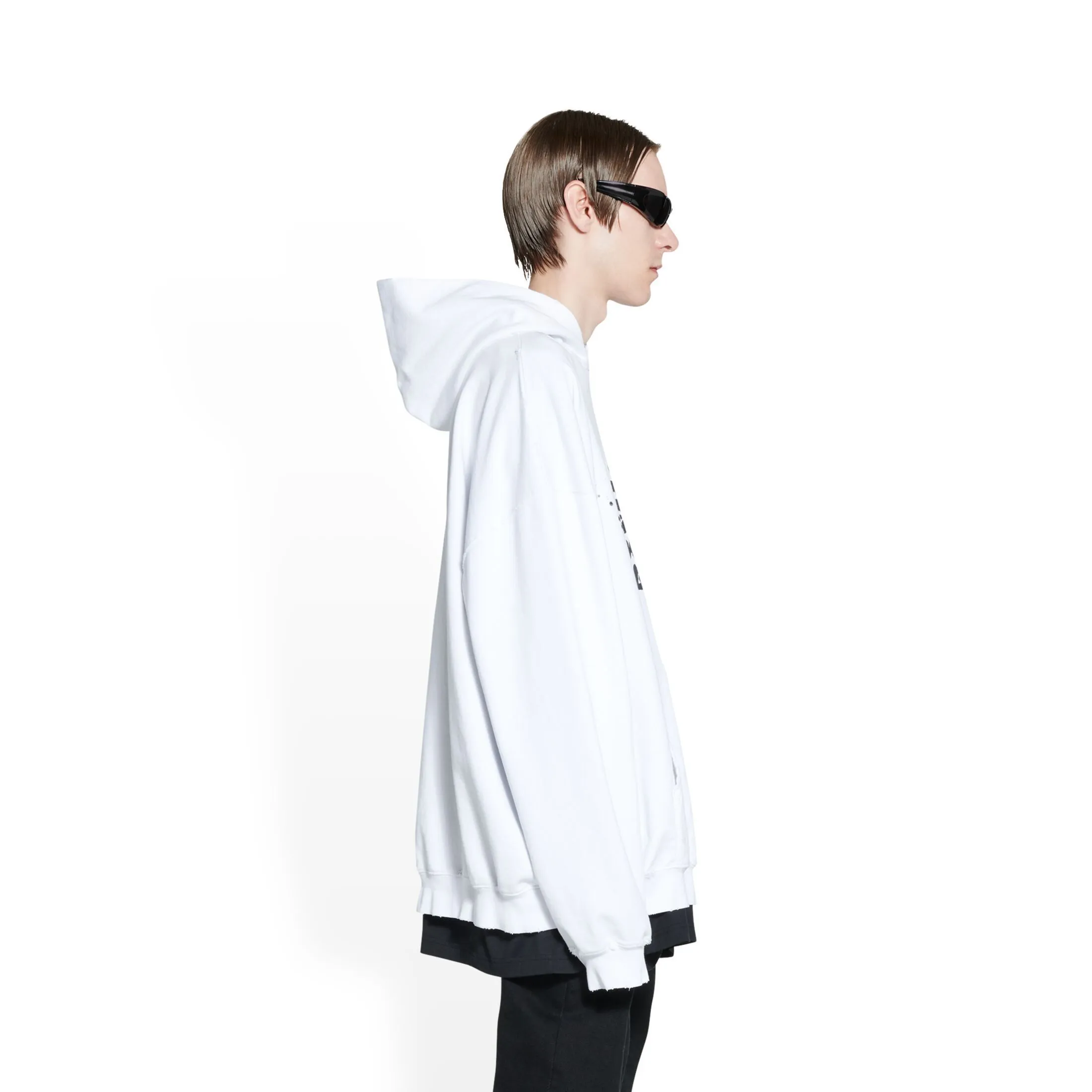 BALENCIAGA  |Pullovers Unisex Street Style Long Sleeves Plain Cotton