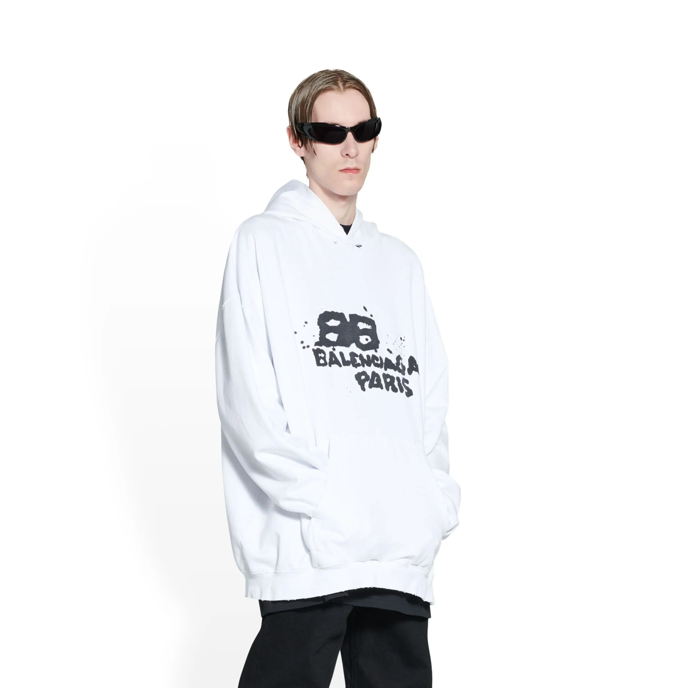 BALENCIAGA  |Pullovers Unisex Street Style Long Sleeves Plain Cotton