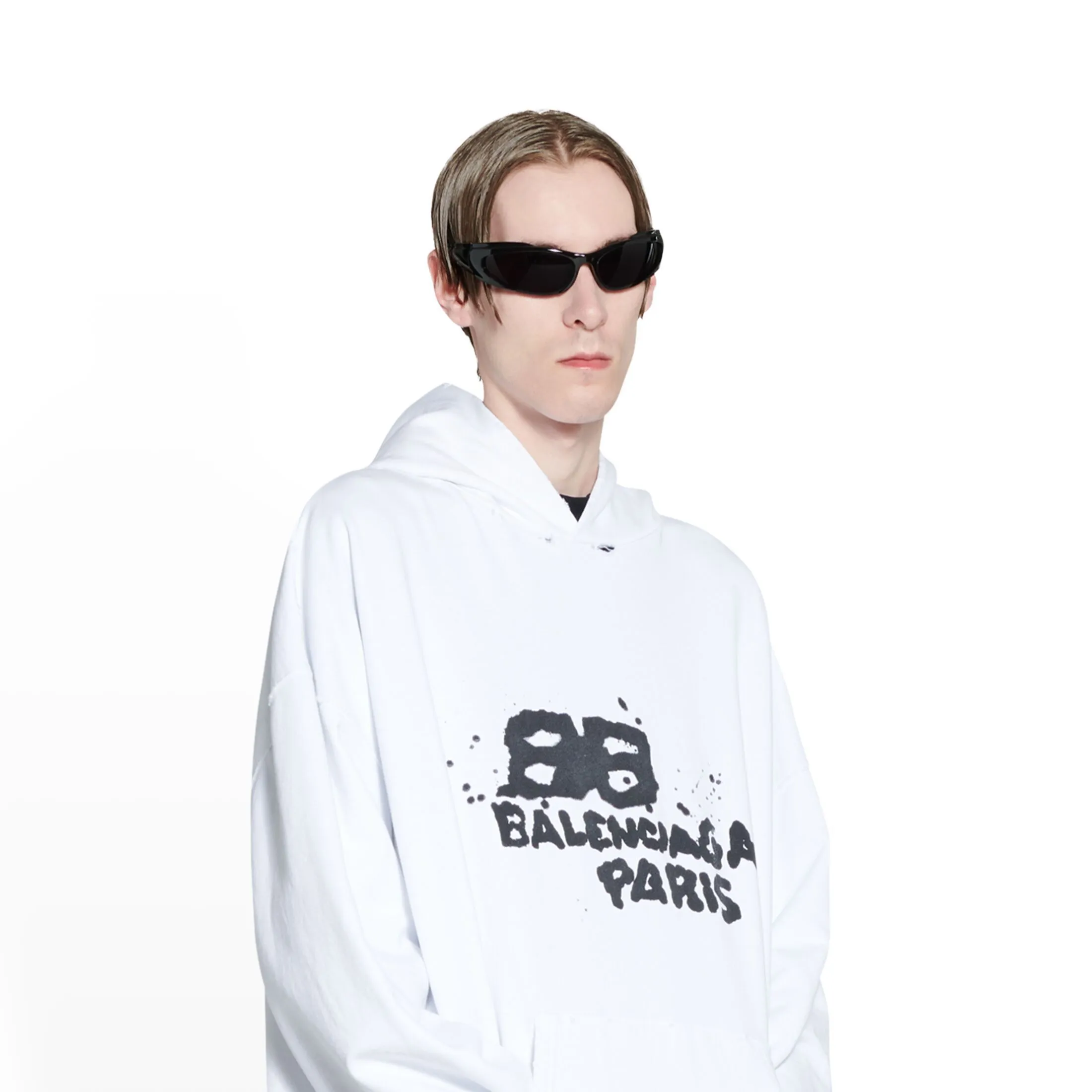 BALENCIAGA  |Pullovers Unisex Street Style Long Sleeves Plain Cotton