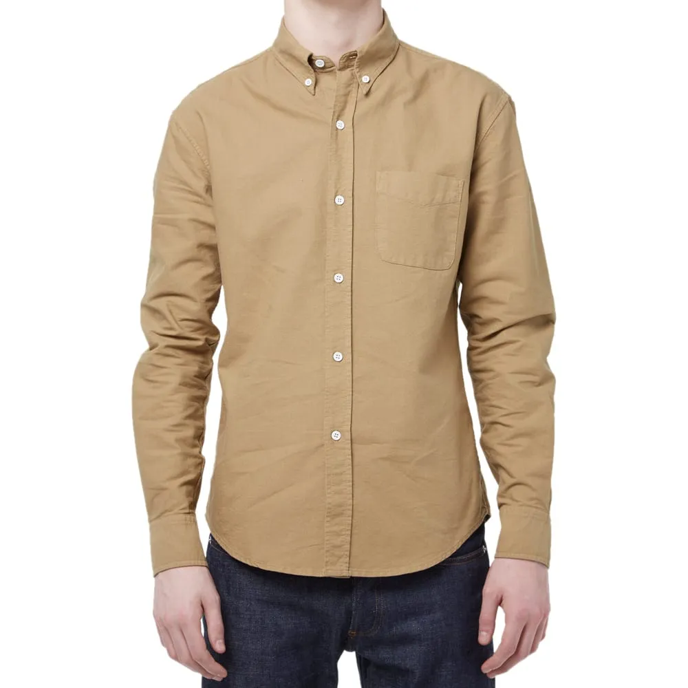 Band of Outsiders Button Down Overdyed Oxford ShirtDrill