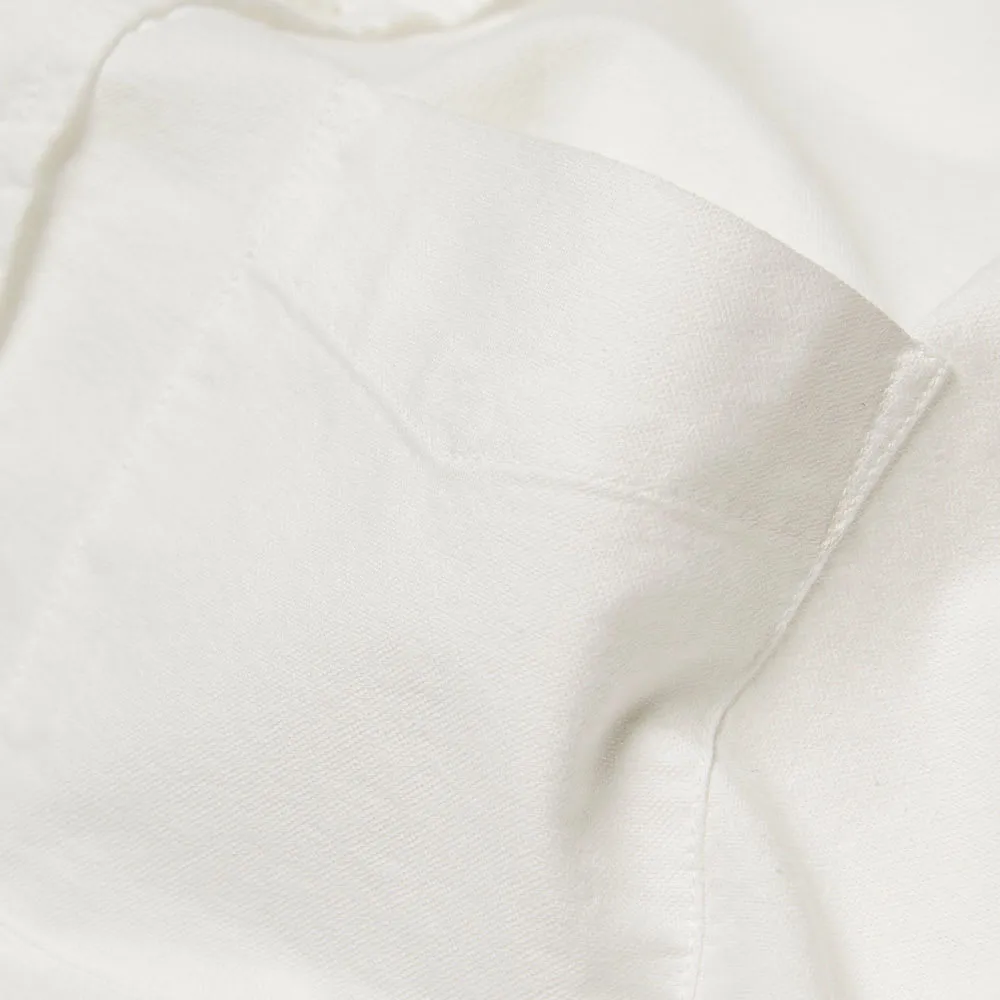 Band Of Outsiders Button Down Overdyed Oxford ShirtWhite