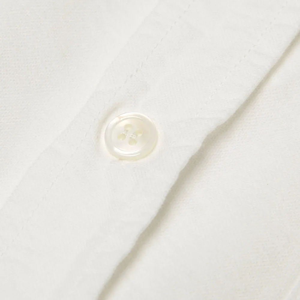 Band Of Outsiders Button Down Overdyed Oxford ShirtWhite