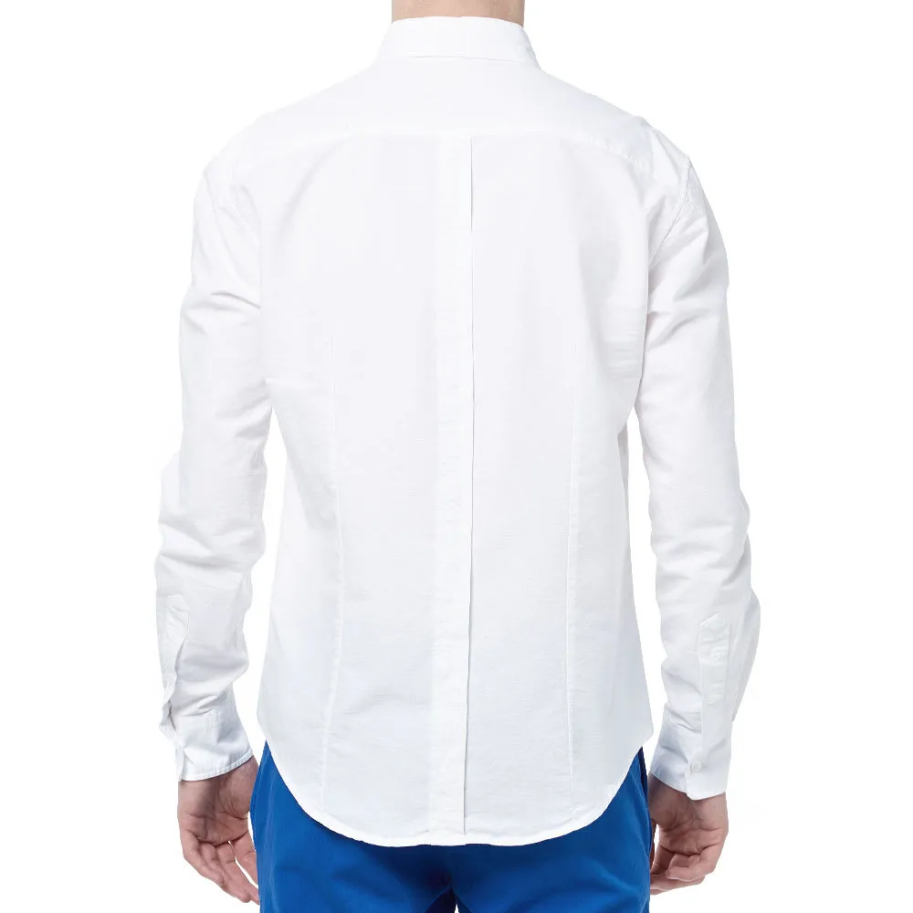 Band Of Outsiders Button Down Overdyed Oxford ShirtWhite