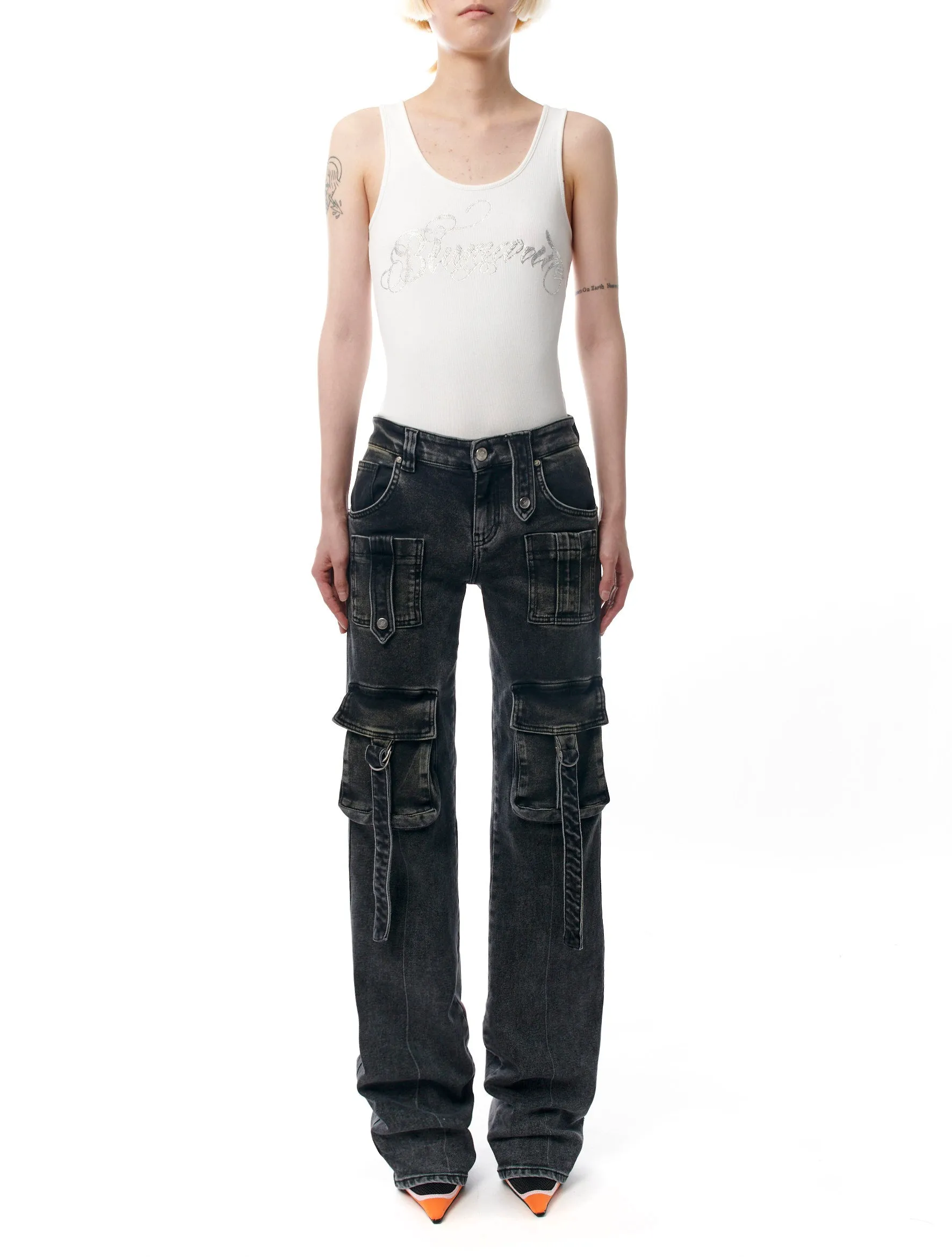 Blumarine Cargo Denim Jeans