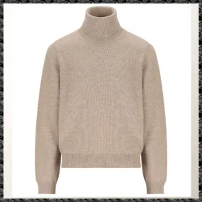 CELINE  |Cashmere Long Sleeves Luxury Sweaters