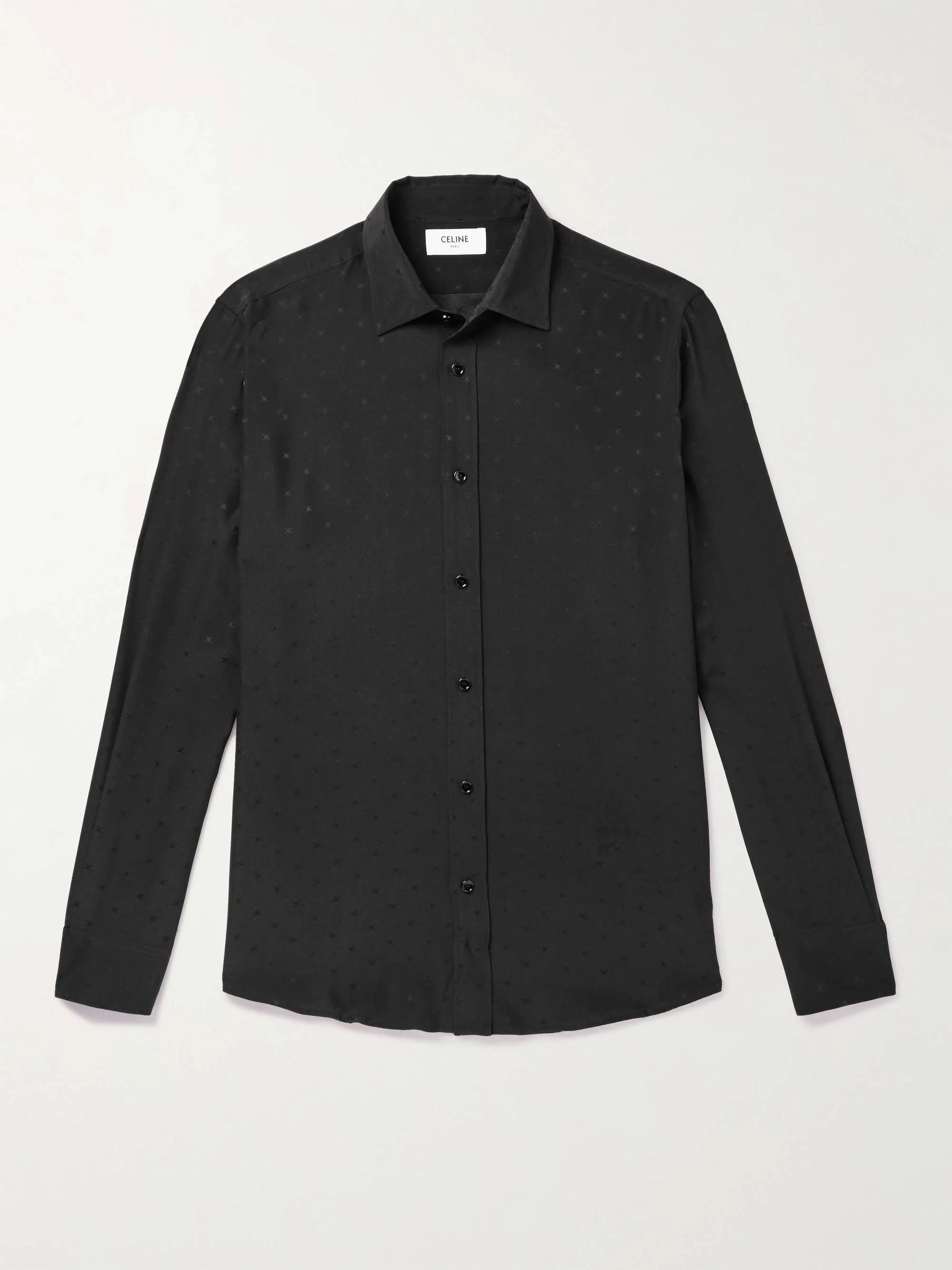 CELINE  |Silk Long Sleeves Luxury Shirts