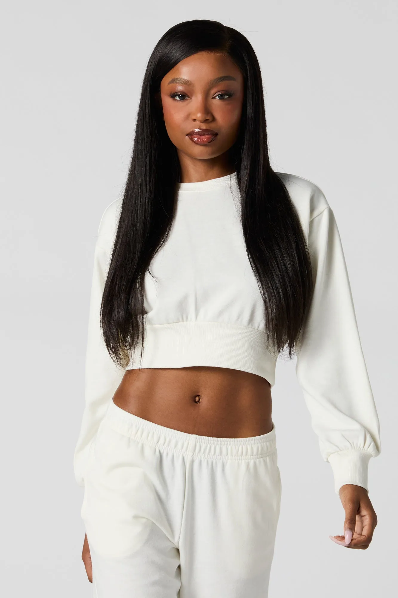 Crewneck Cropped Sweatshirt