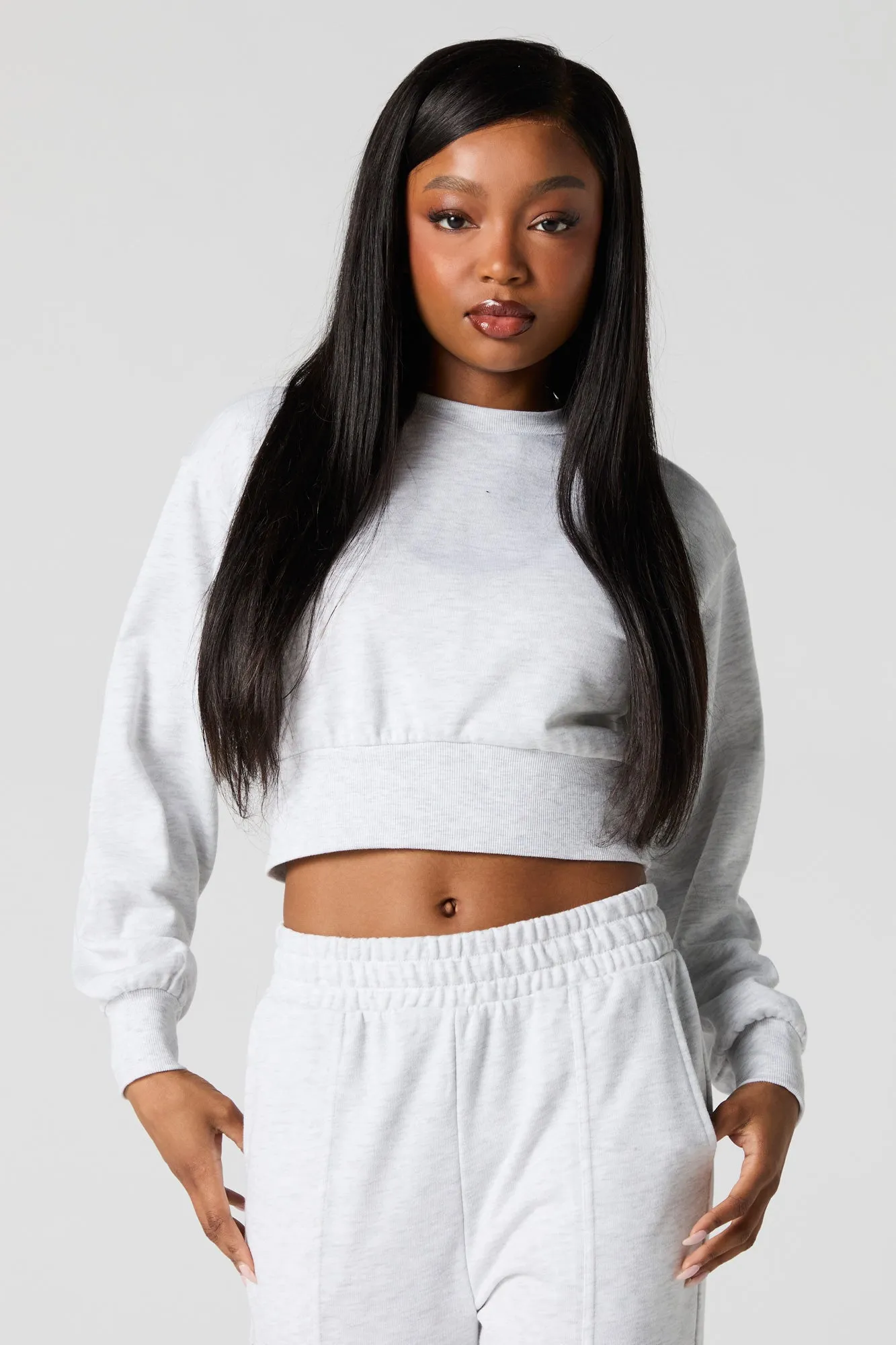 Crewneck Cropped Sweatshirt