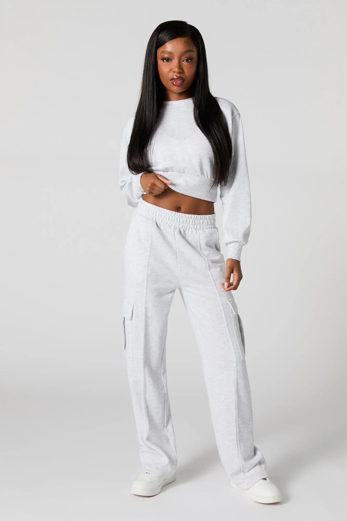 Crewneck Cropped Sweatshirt