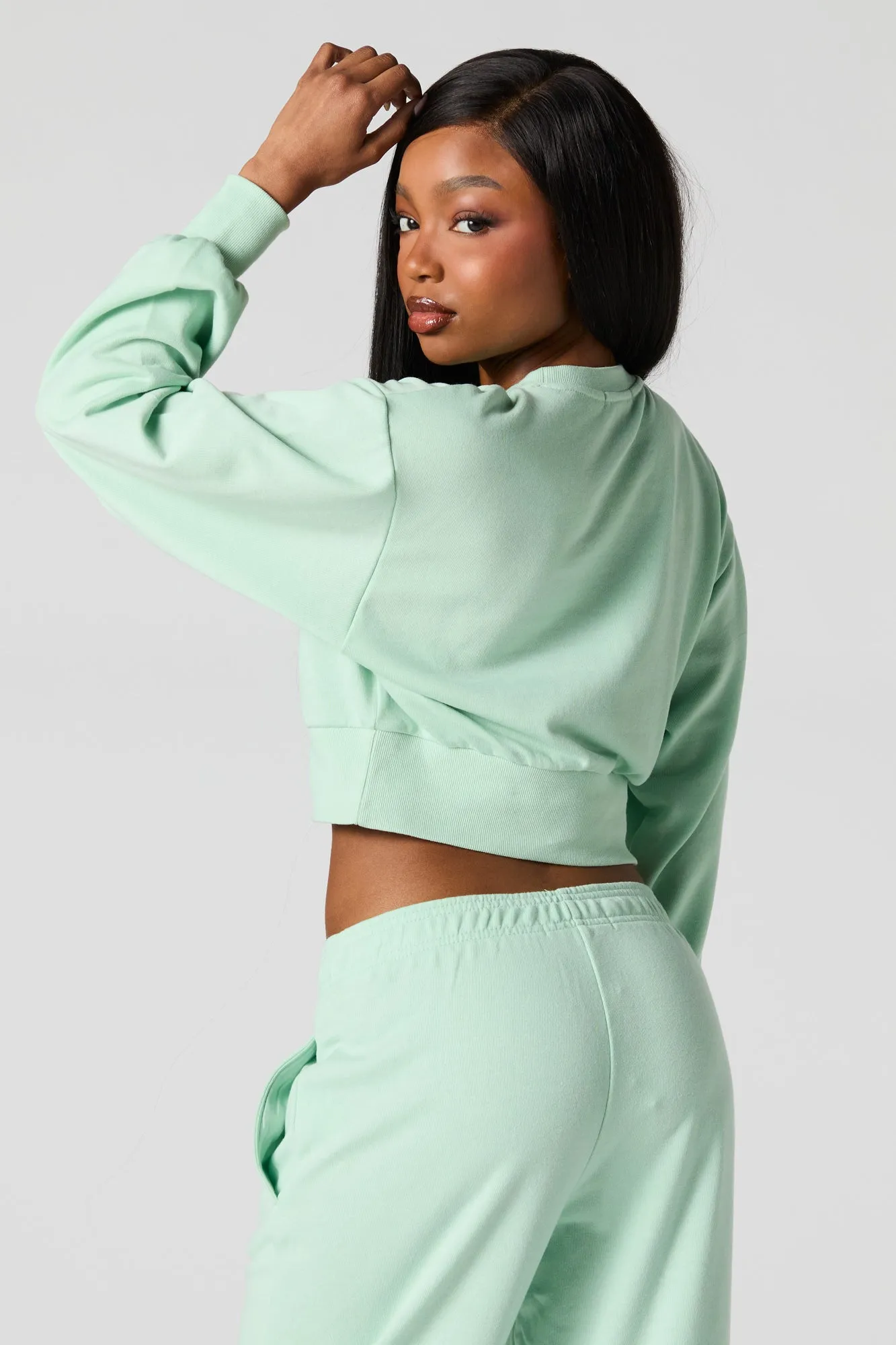 Crewneck Cropped Sweatshirt