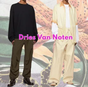 Dries Van Noten  |Unisex Street Style Long Sleeves Plain Long Sleeve T-shirt