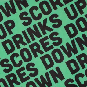 Drinks Up Scores Down Towel 22 x 42