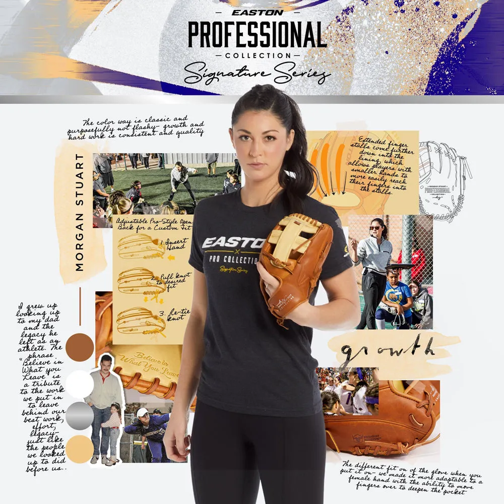 Easton Morgan Stuart Professional Collection Signature Series 11.75 Fastpitch Softball Glove: MJS1878