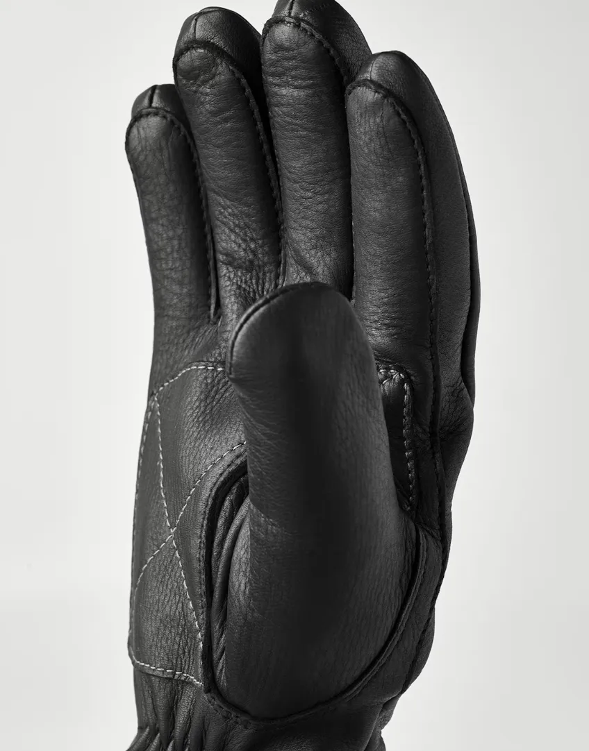 Eirik Leather Gloves, Black