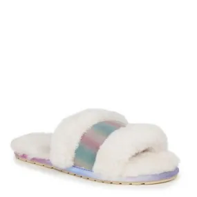 EMU Australia Teens Wrenlette Tie Dye Slippers in Natural