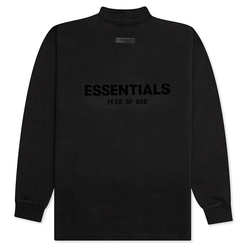 Essentials Core Relaxed Mockneck - Stretch Limo