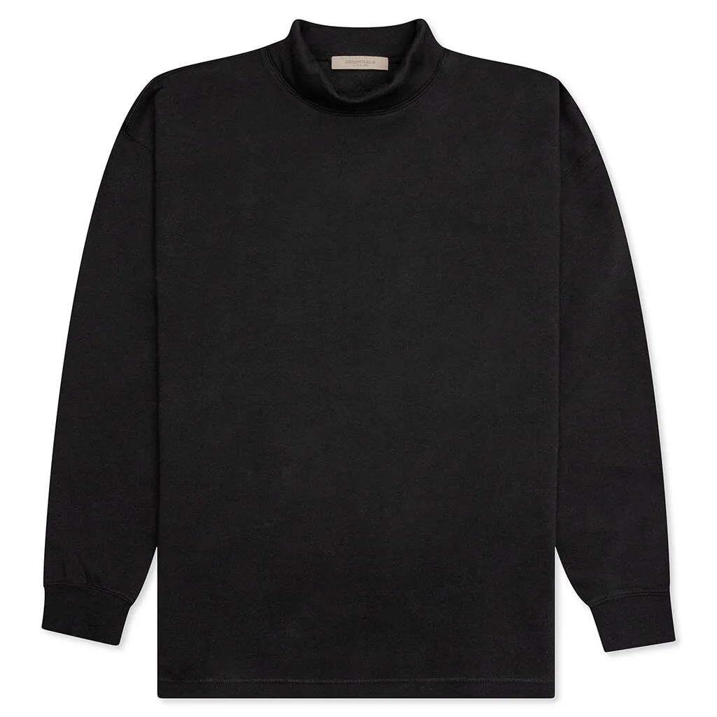 Essentials Core Relaxed Mockneck - Stretch Limo