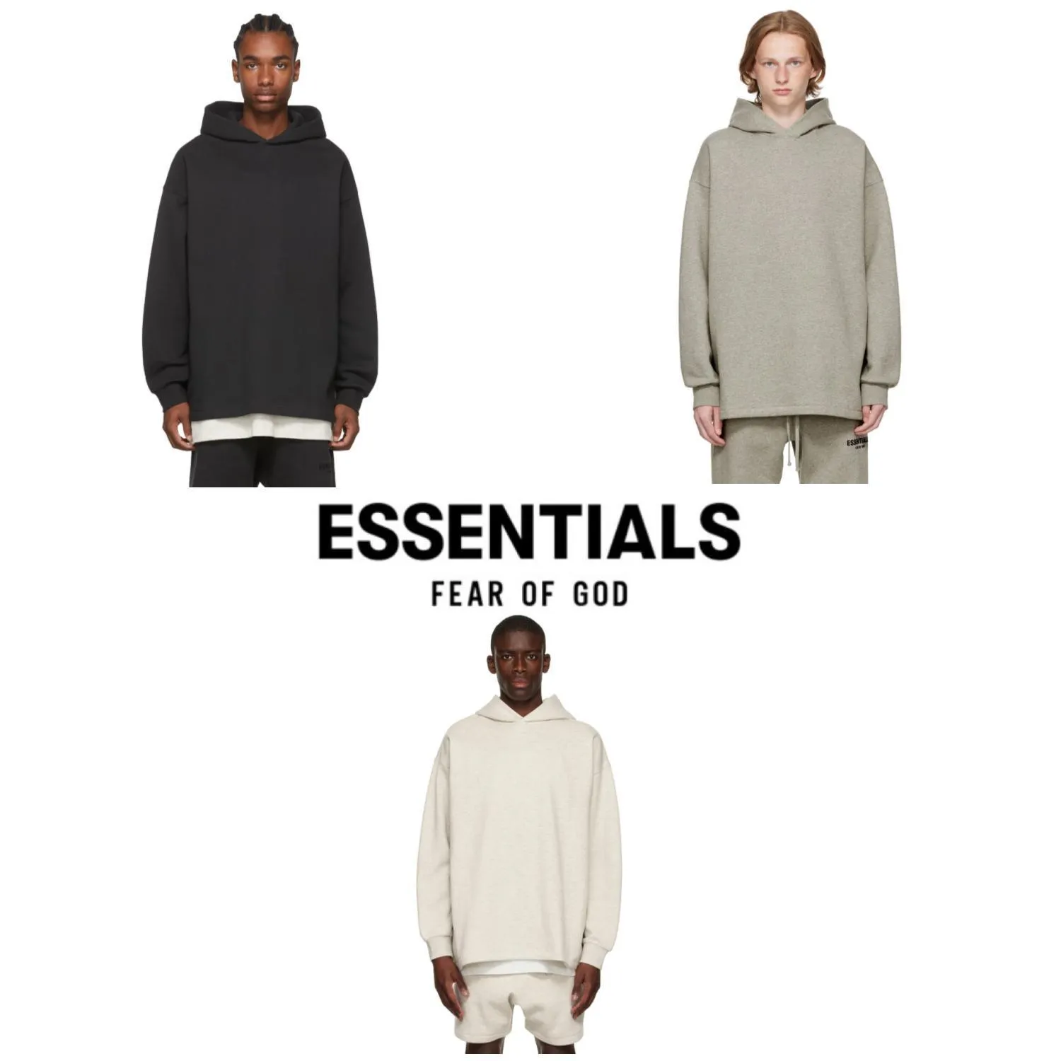 FEAR OF GOD  |Pullovers Street Style Long Sleeves Plain Cotton Logo